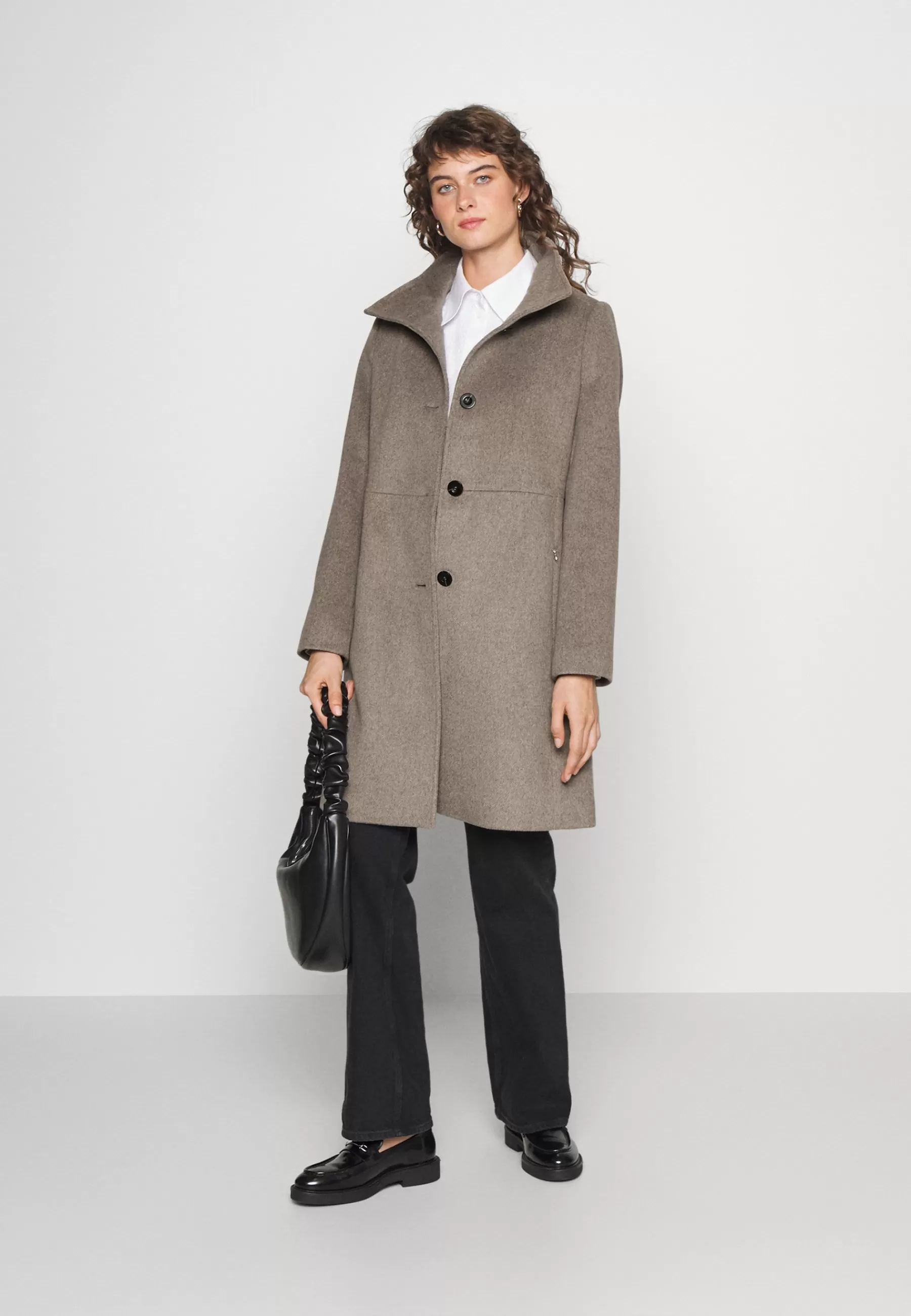 Esprit Collection Basic Coat - Mantel>Dames Wollen Jassen