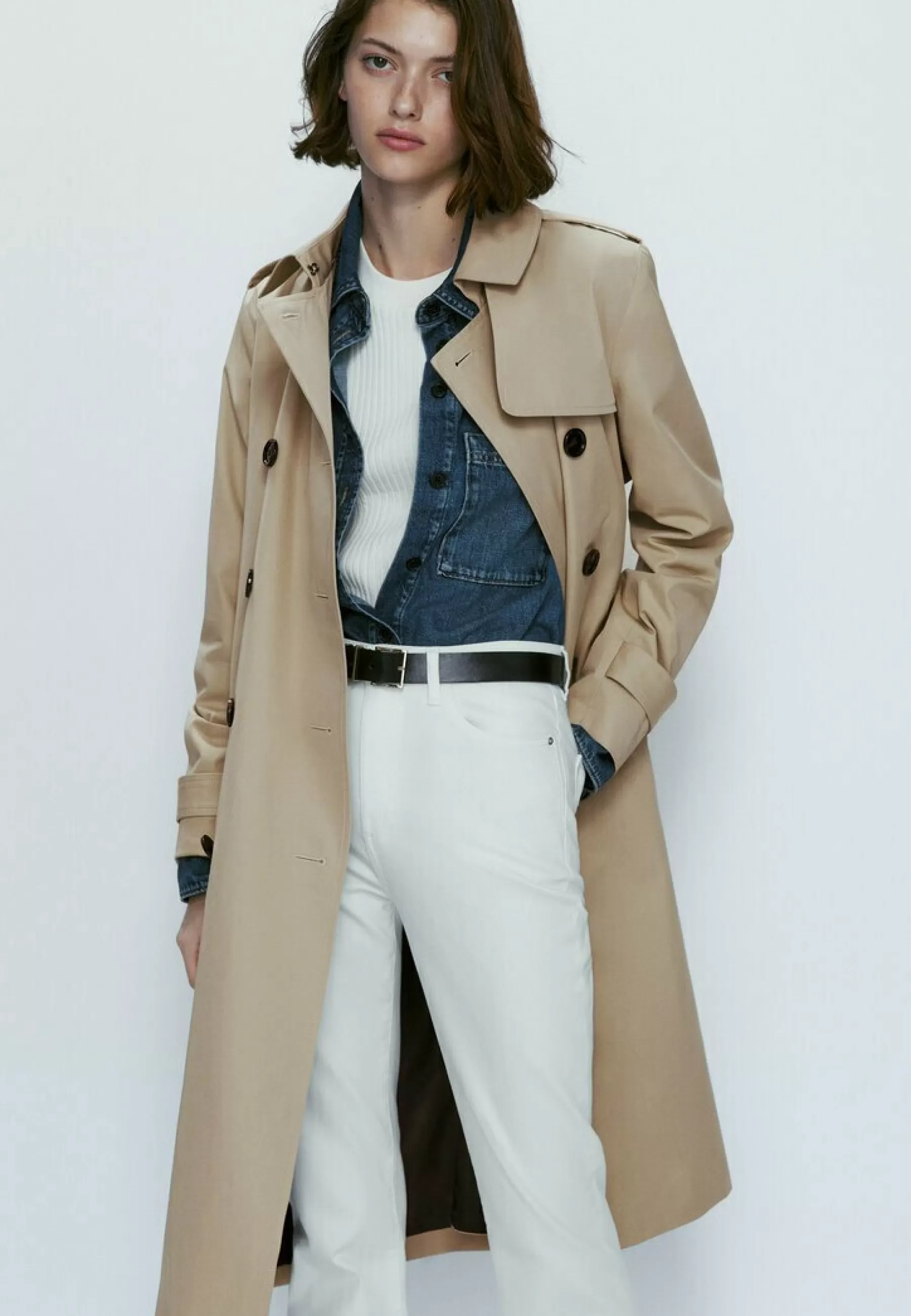 Dames Massimo Dutti Trenchcoats | Belt - Trenchcoat