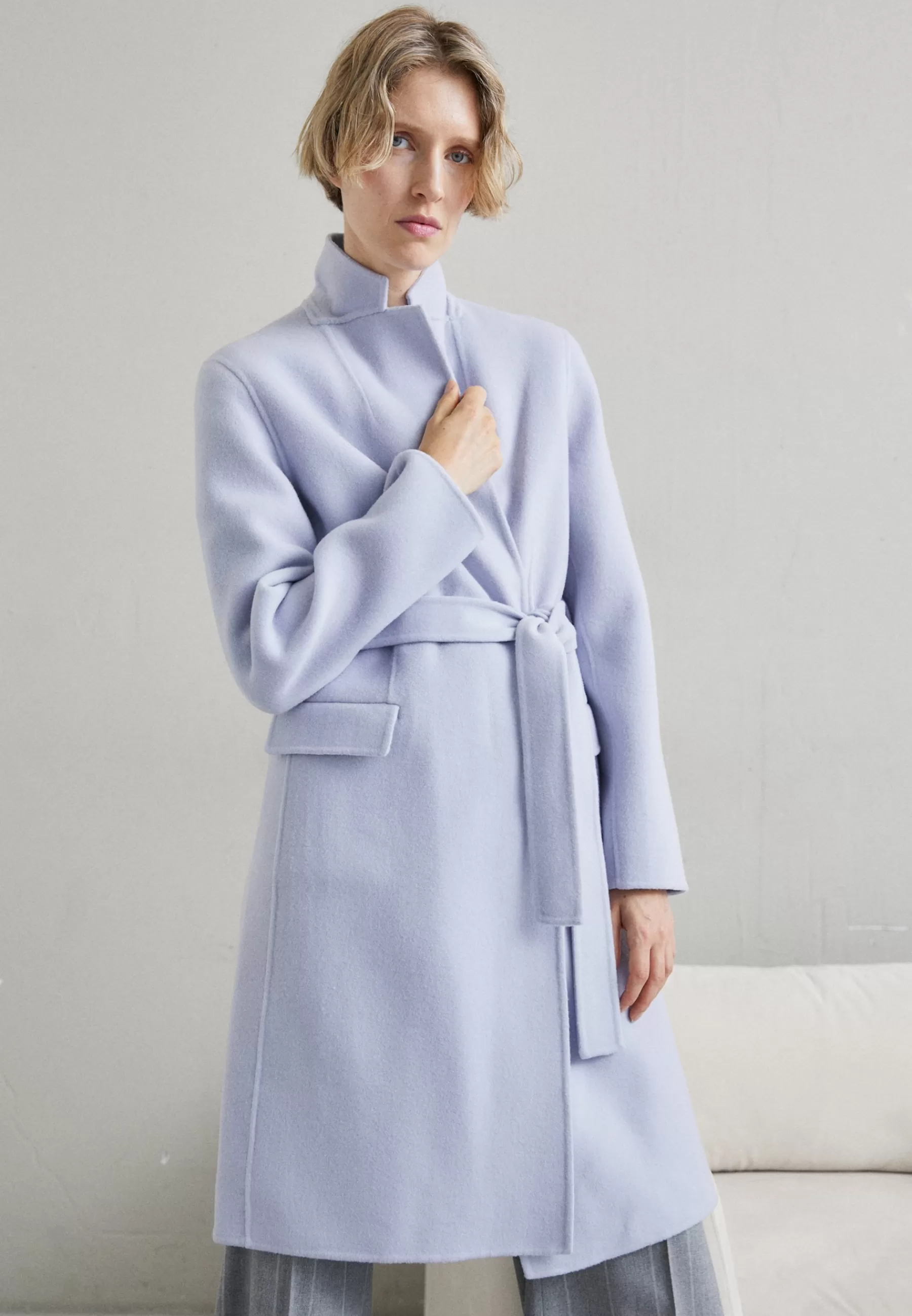 Theory Belt Coat New - Mantel>Dames Wollen Jassen