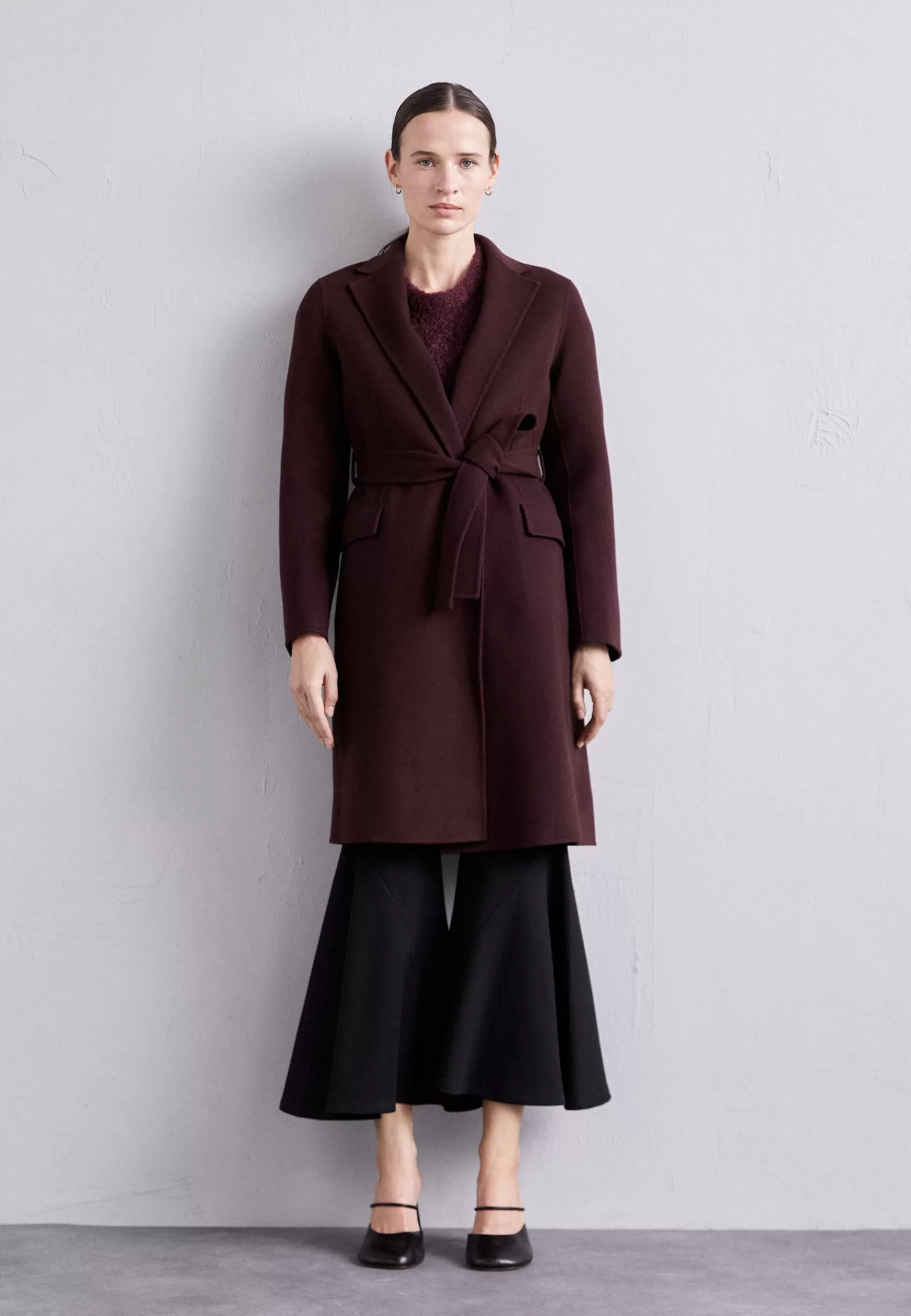 Theory Belt Coat New - Mantel>Dames Wollen Jassen