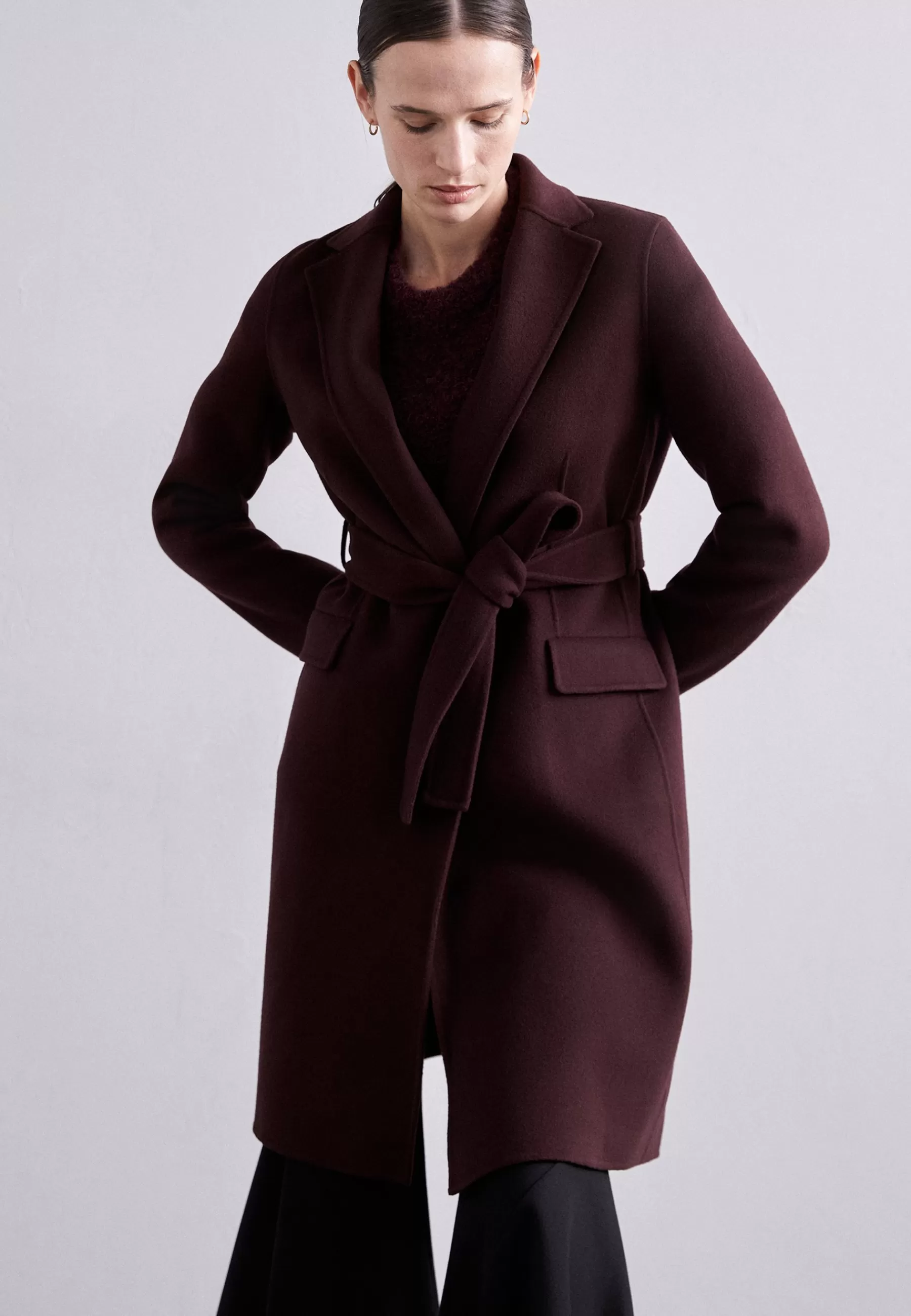 Theory Belt Coat New - Mantel>Dames Wollen Jassen