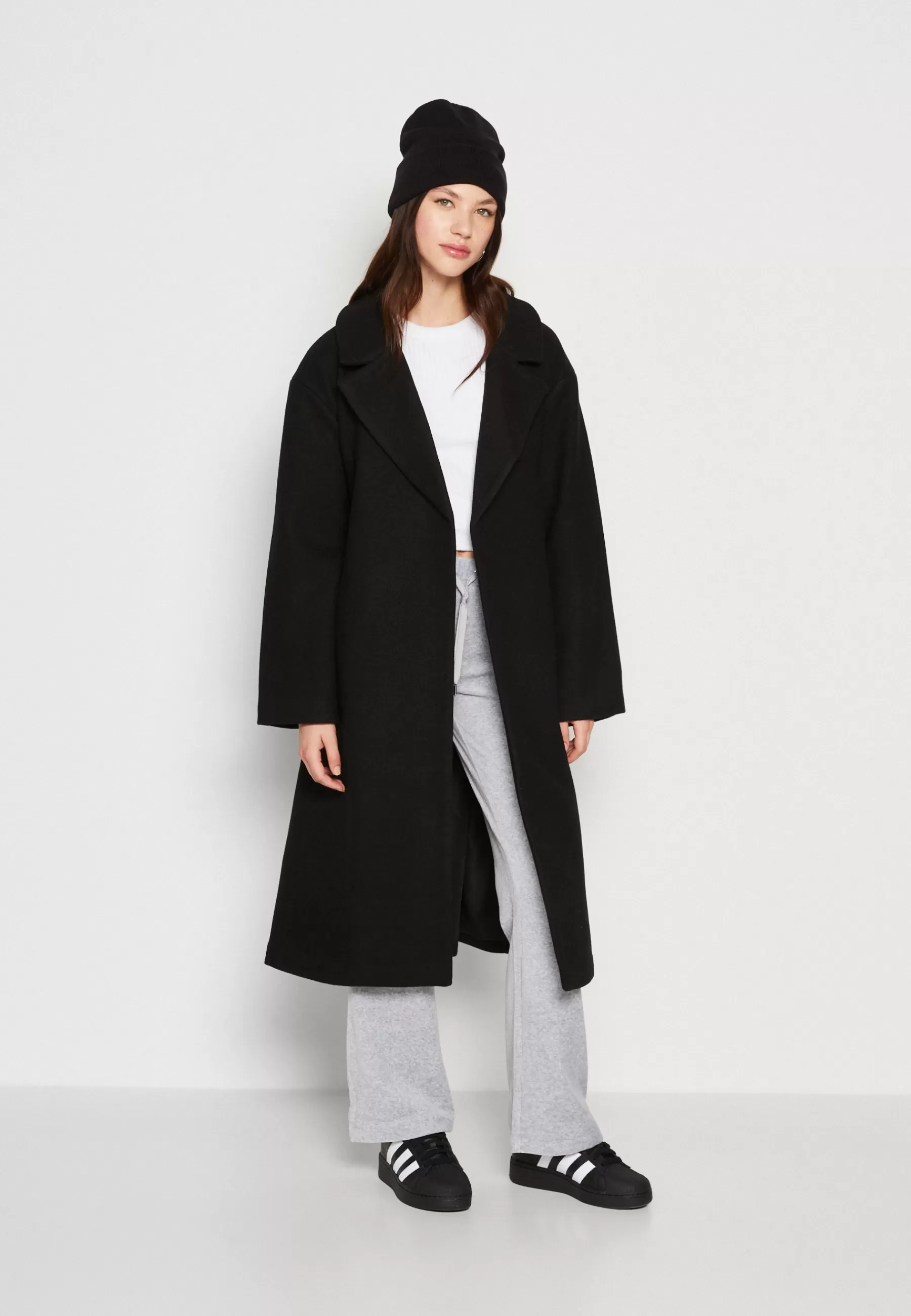 Gina Tricot Belted Long Coat - Mantel>Dames Wollen Jassen