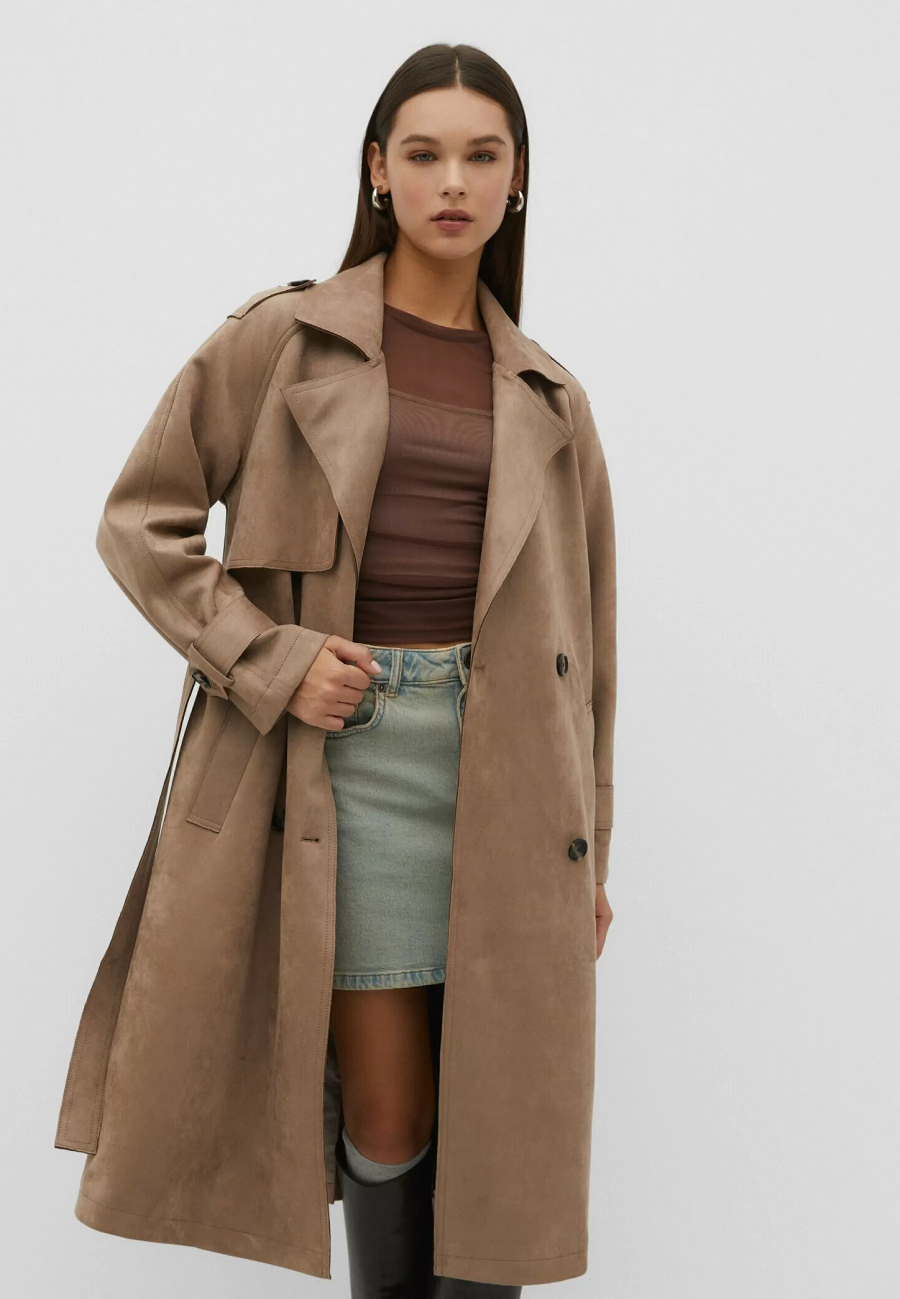 Dames Stradivarius Trenchcoats | Bonded - Trenchcoat