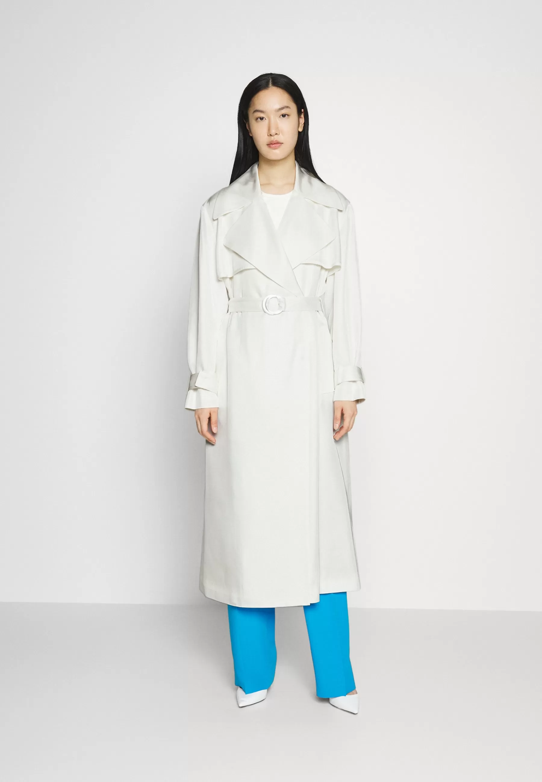 Dames BOSS Trenchcoats | Calissi Satin - Trenchcoat