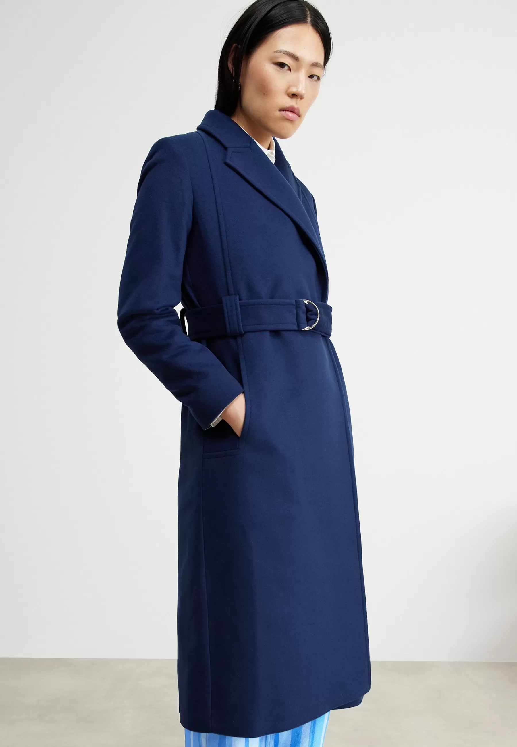 Patrizia Pepe Cappotto Coat - Mantel>Dames Wollen Jassen