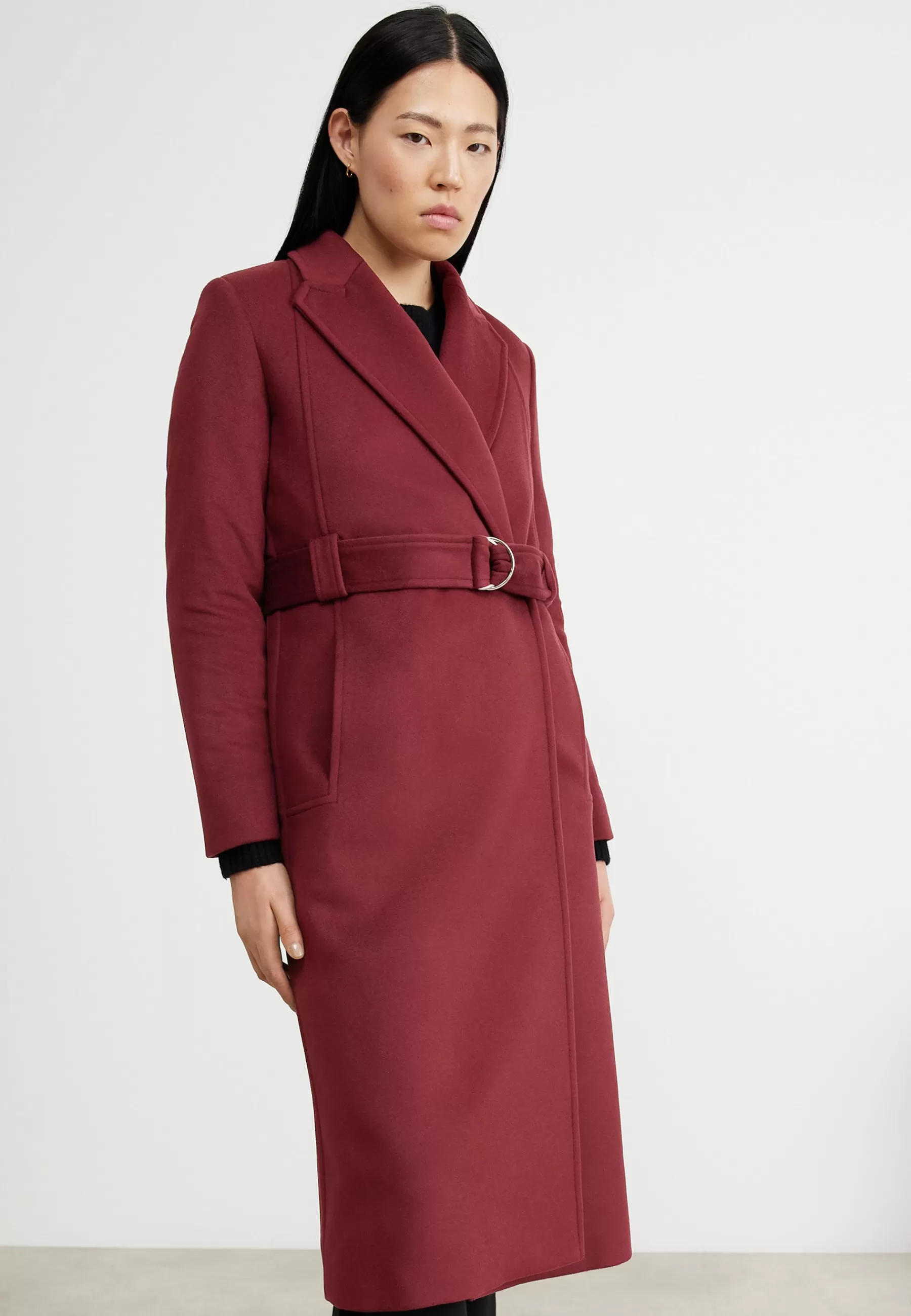 Patrizia Pepe Cappotto Coat - Mantel>Dames Wollen Jassen