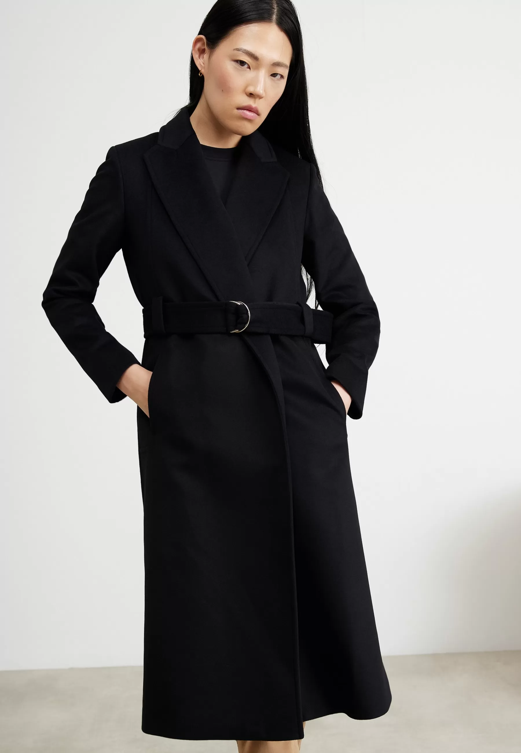 Patrizia Pepe Cappotto Coat - Mantel>Dames Wollen Jassen