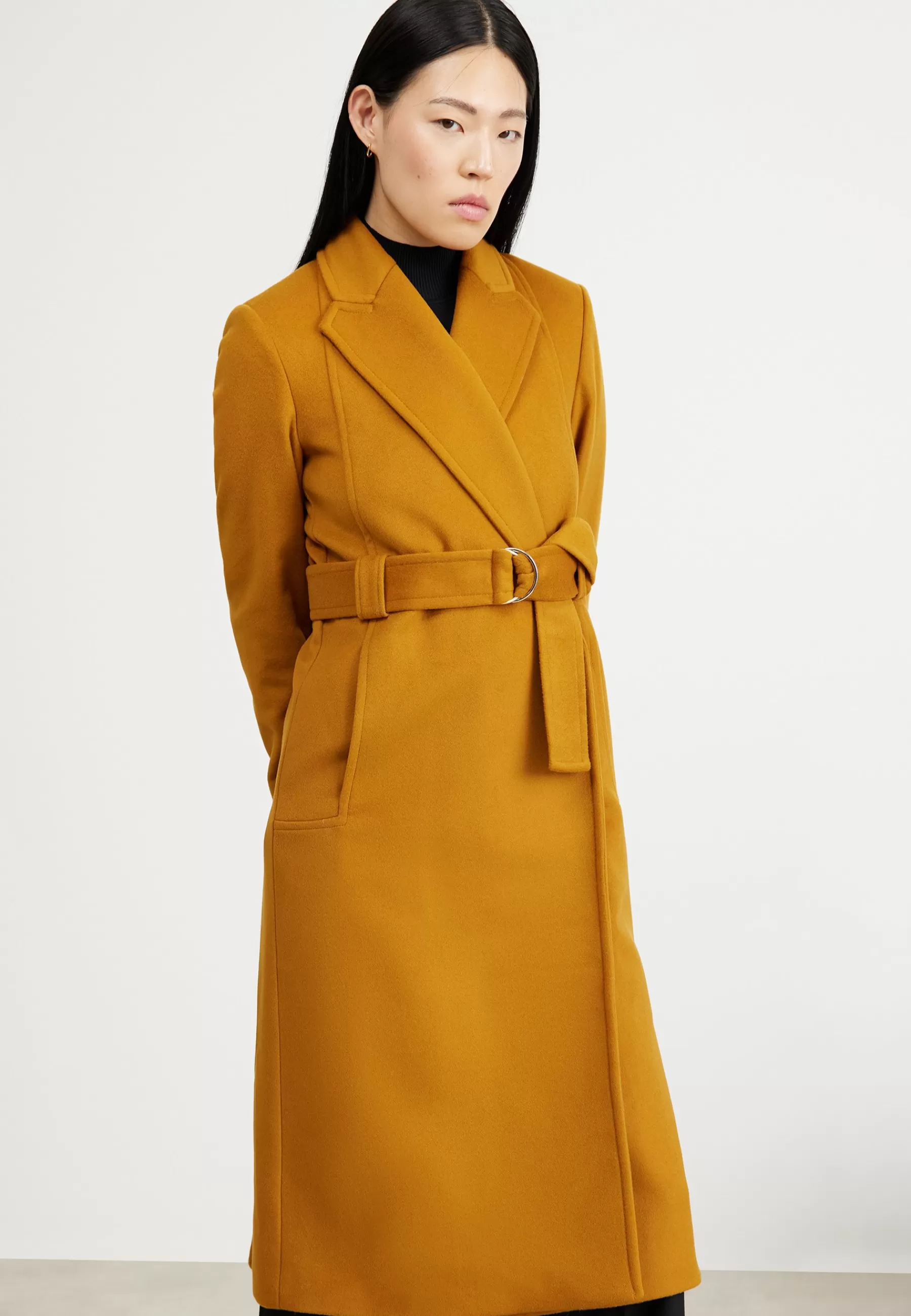 Patrizia Pepe Cappotto Coat - Mantel>Dames Wollen Jassen