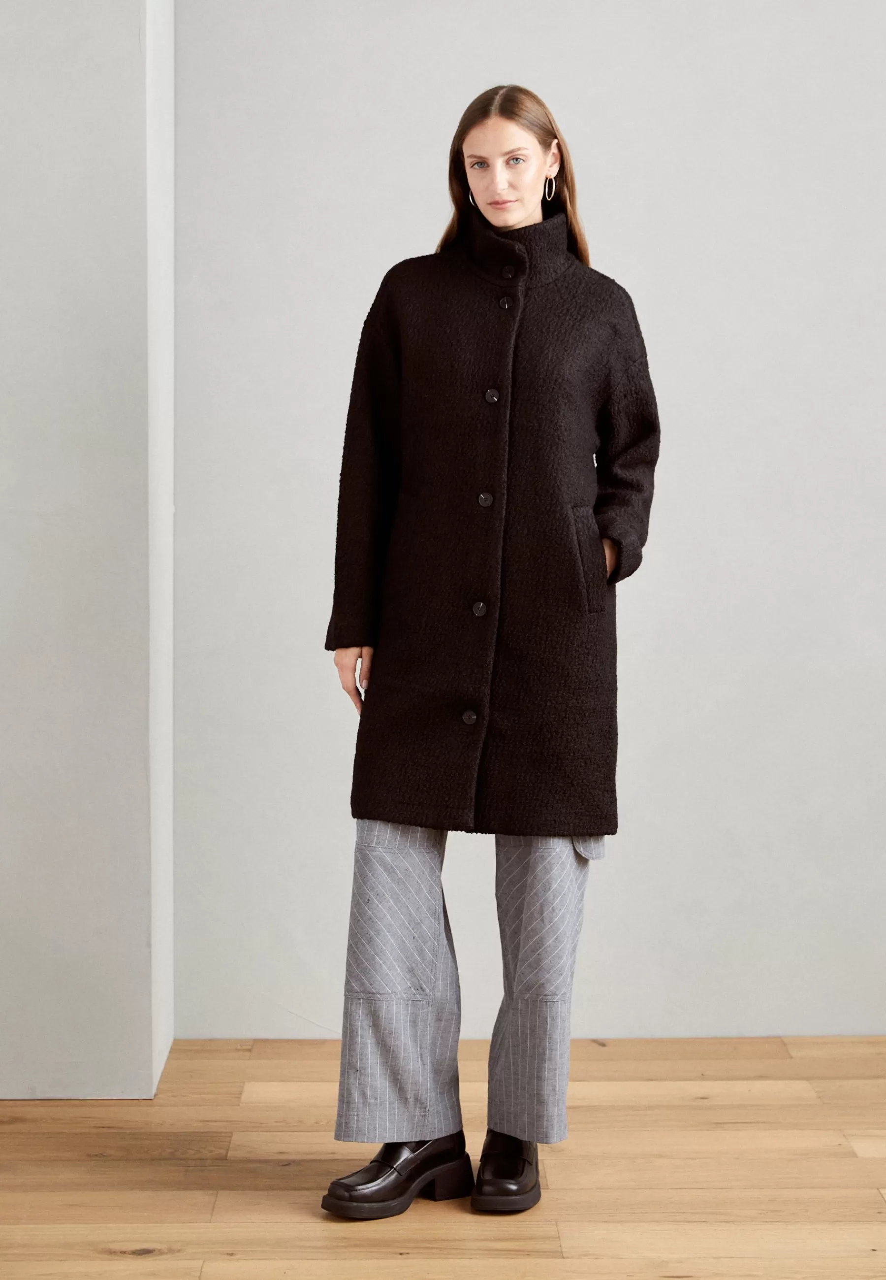 Lindex Coat Nova - Mantel>Dames Wollen Jassen