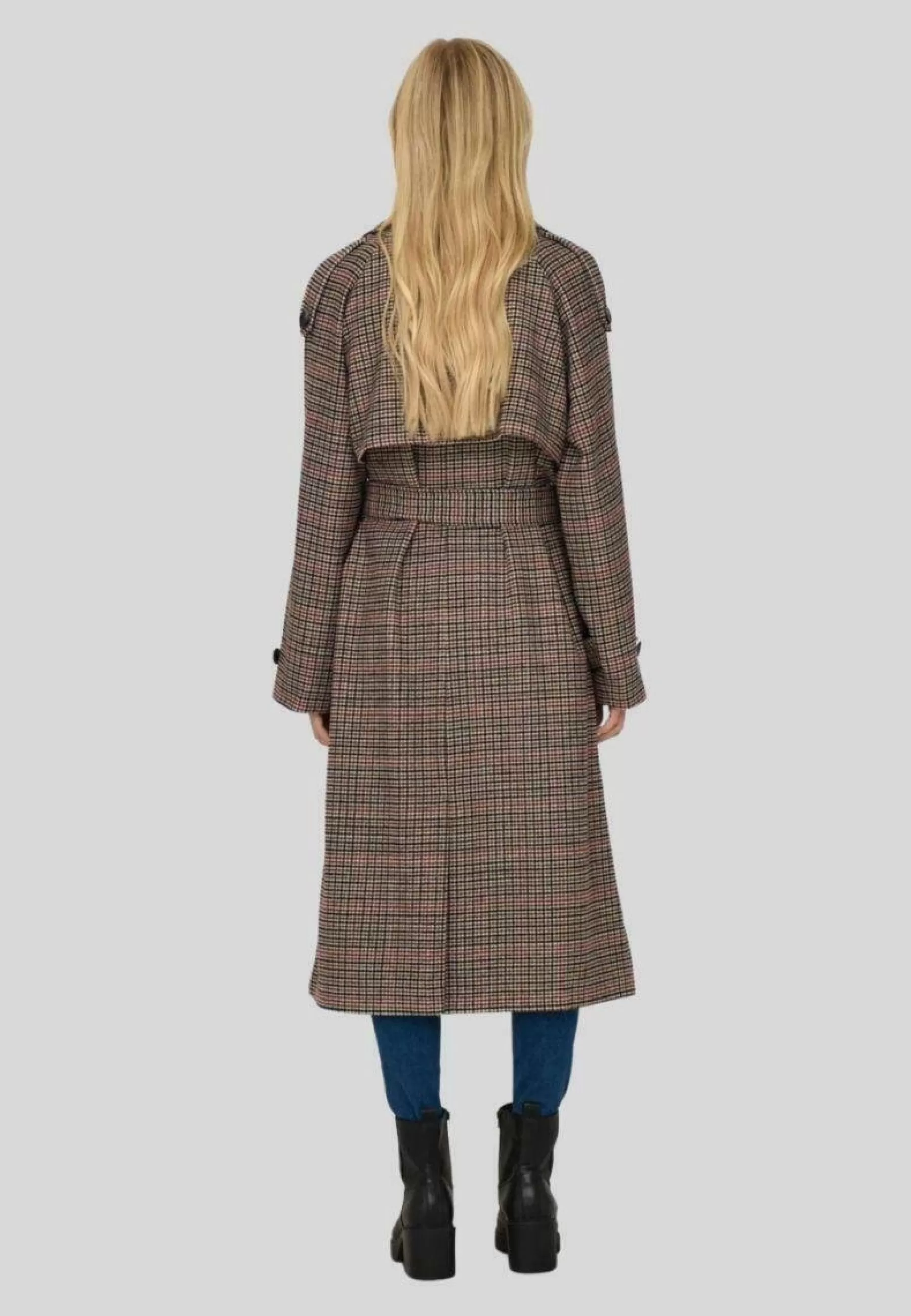 Dames ONLY Trenchcoats | Daisy Check Xlong - Trenchcoat