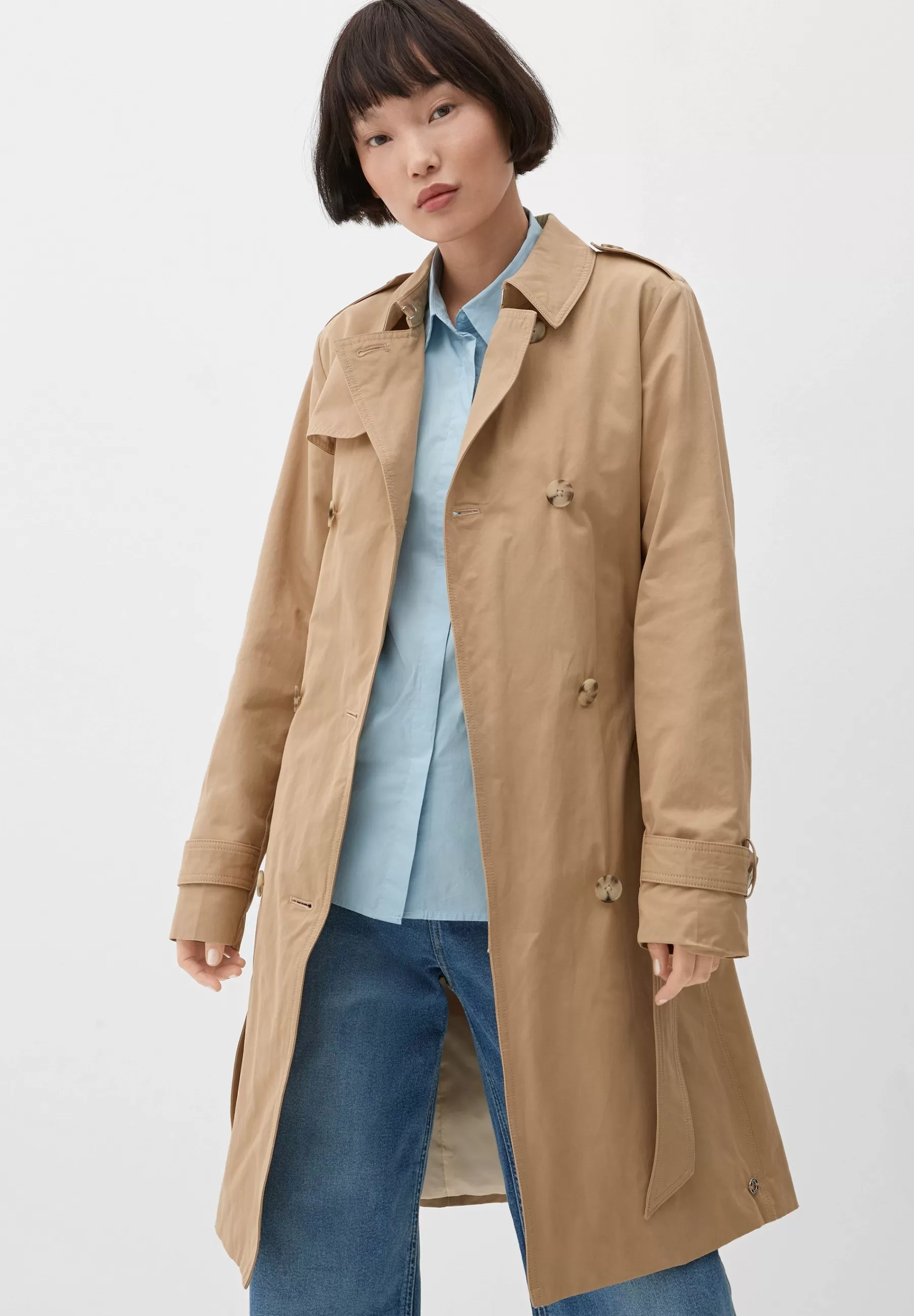 Dames s.Oliver Trenchcoats | Dote D'Une Ceinture A Nouer - Trenchcoat