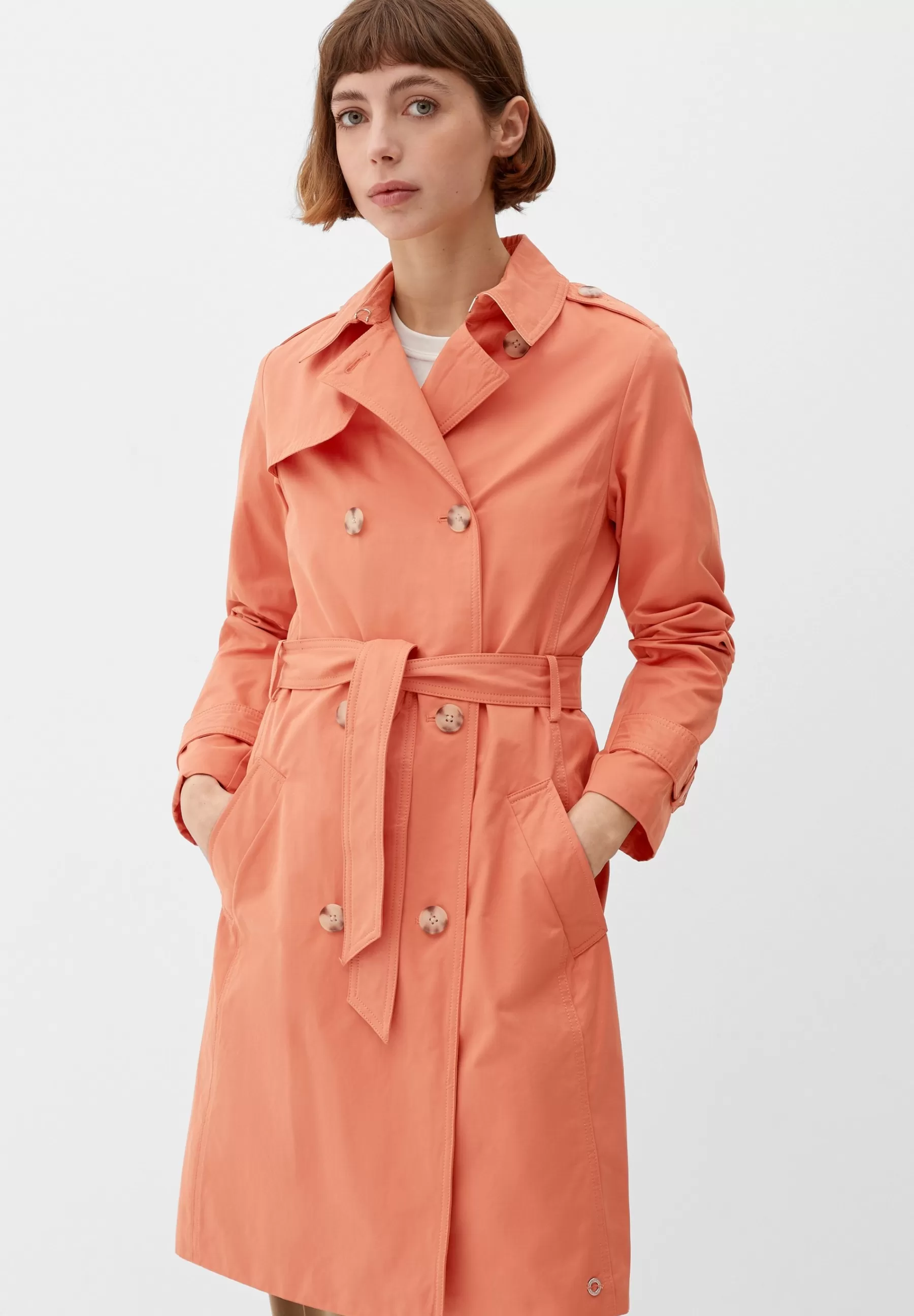 Dames s.Oliver Trenchcoats | Dote D'Une Ceinture A Nouer - Trenchcoat