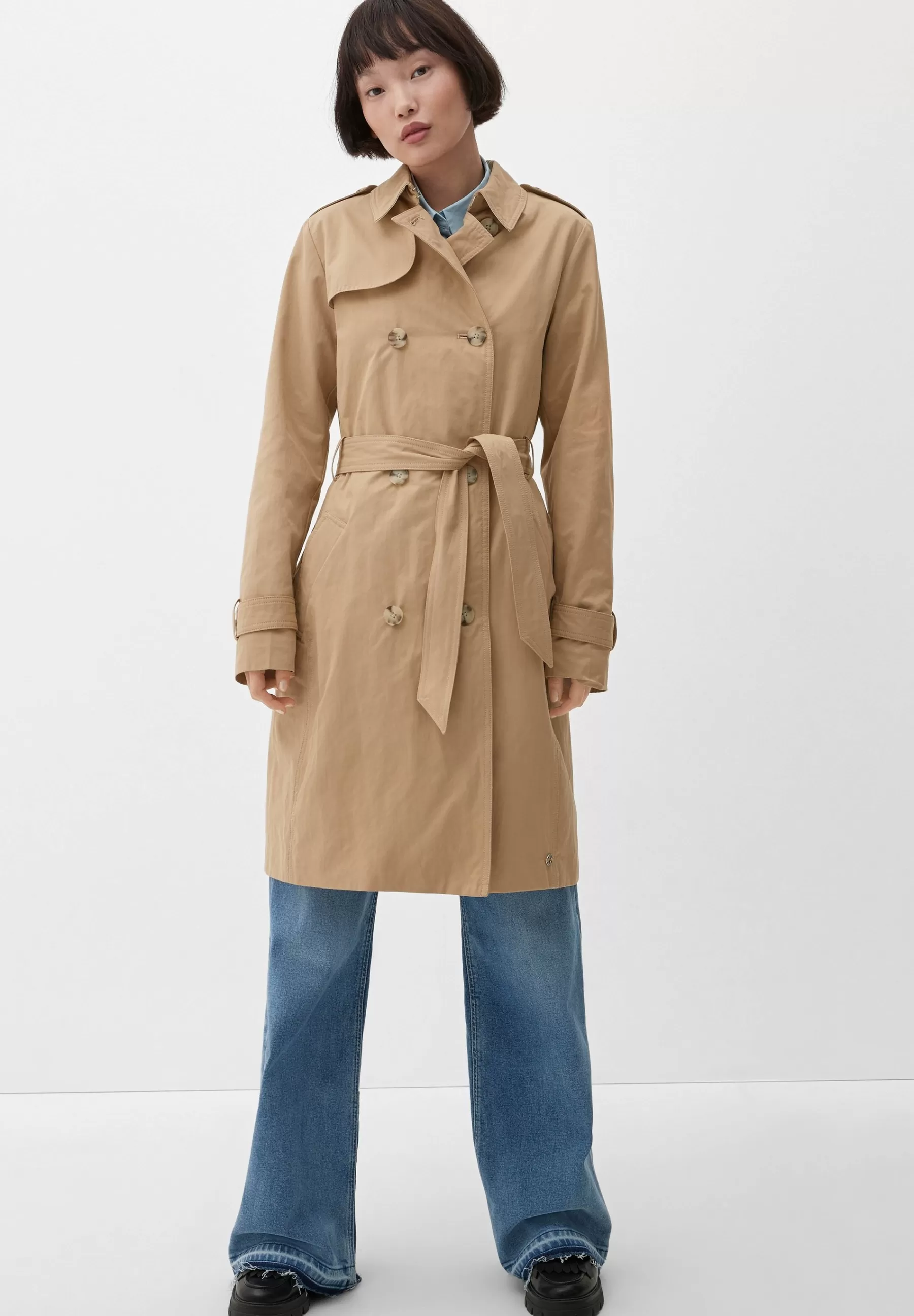 Dames s.Oliver Trenchcoats | Dote D'Une Ceinture A Nouer - Trenchcoat