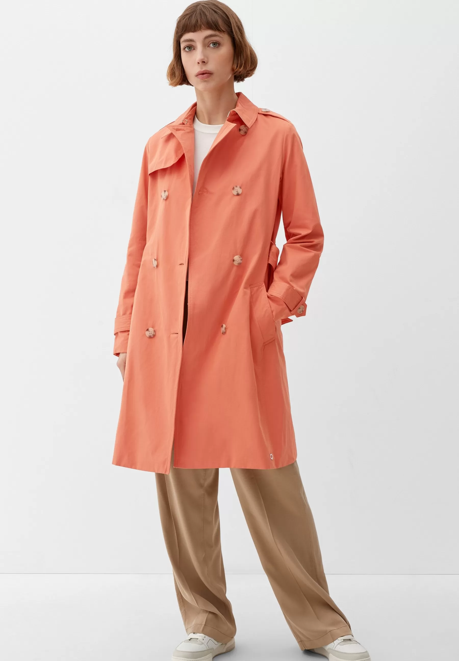 Dames s.Oliver Trenchcoats | Dote D'Une Ceinture A Nouer - Trenchcoat