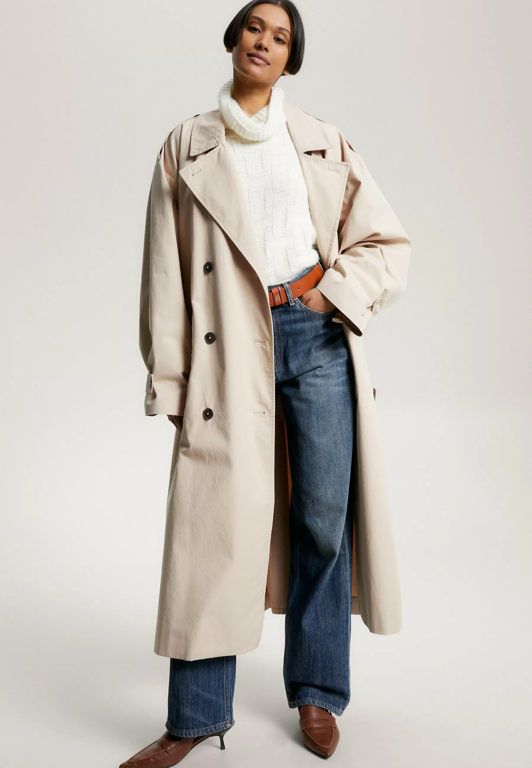 Dames Tommy Hilfiger Trenchcoats | Double Breasted - Trenchcoat