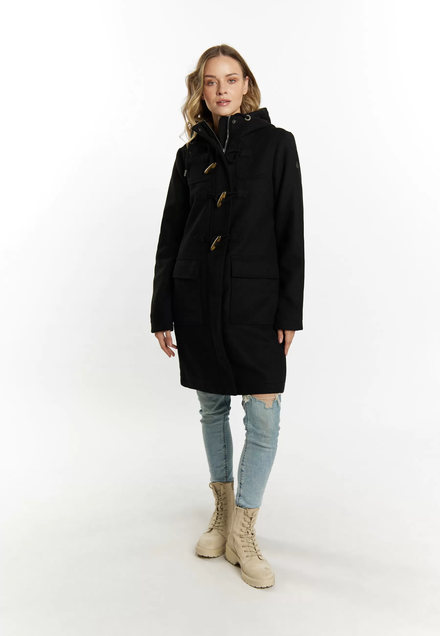 Dames DreiMaster Parka's | Duffle Aus Incus - Parka