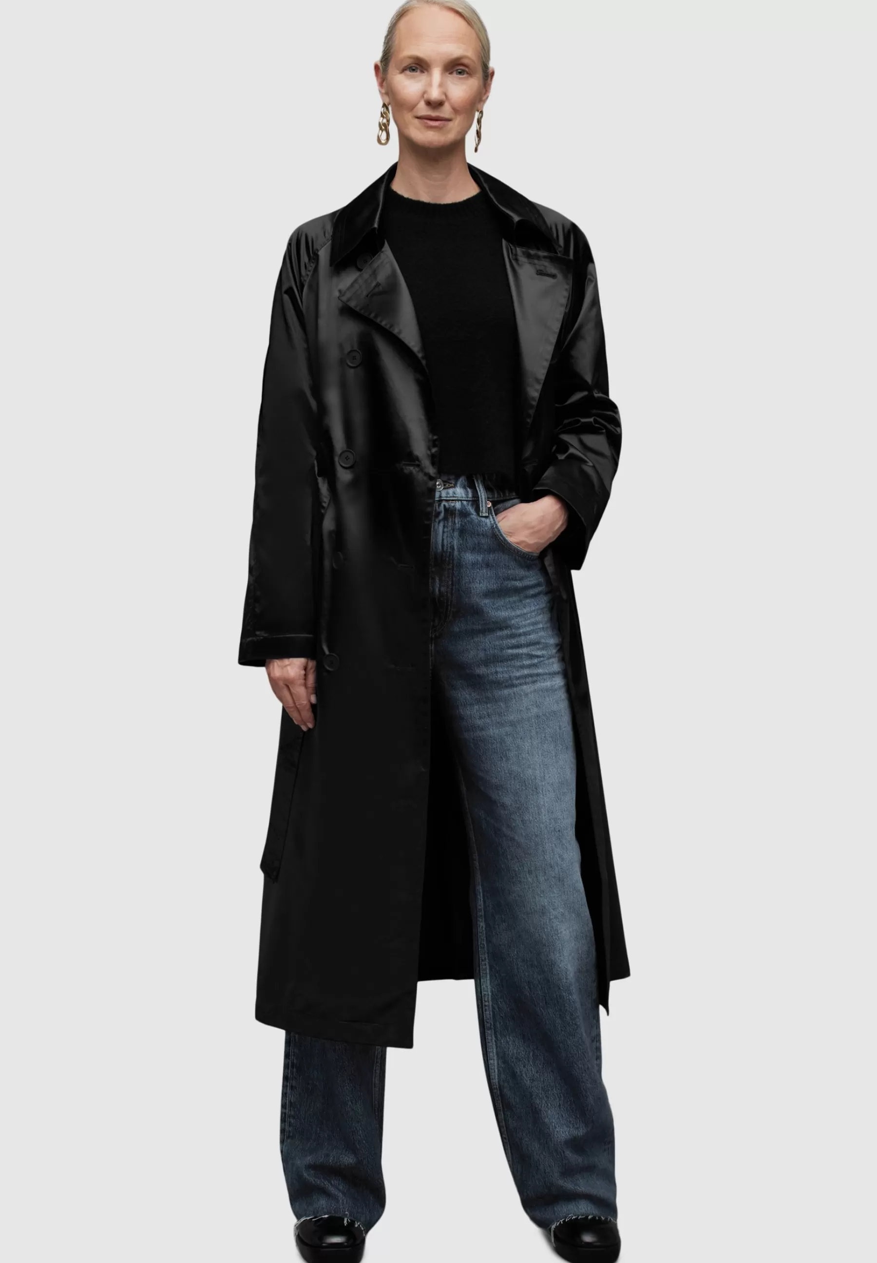 Dames AllSaints Trenchcoats | Elltee Toni - Trenchcoat