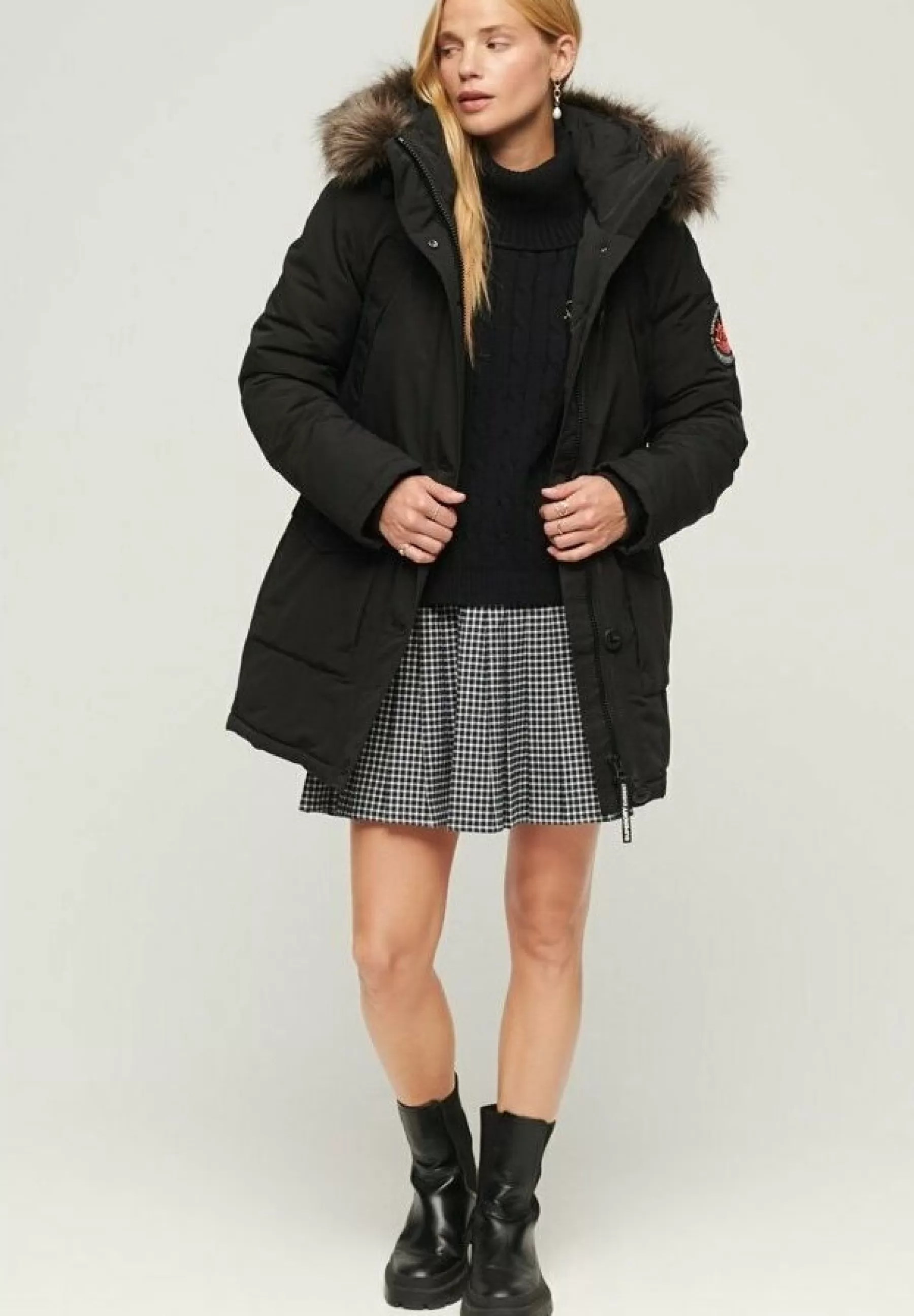 Dames Superdry Parka's | Everest Hooded - Parka