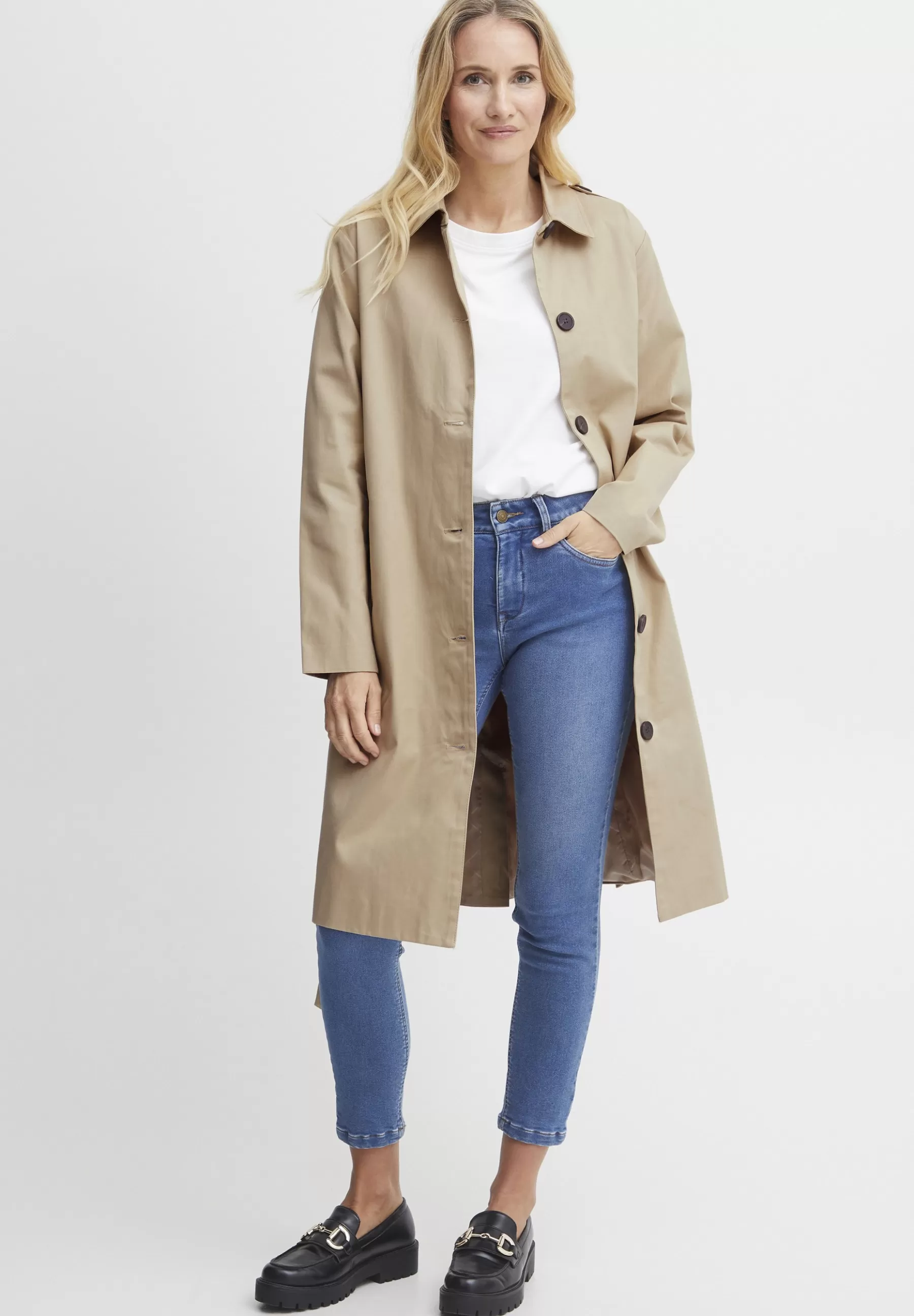 Dames Fransa Trenchcoats | Frcassie Ja - Trenchcoat