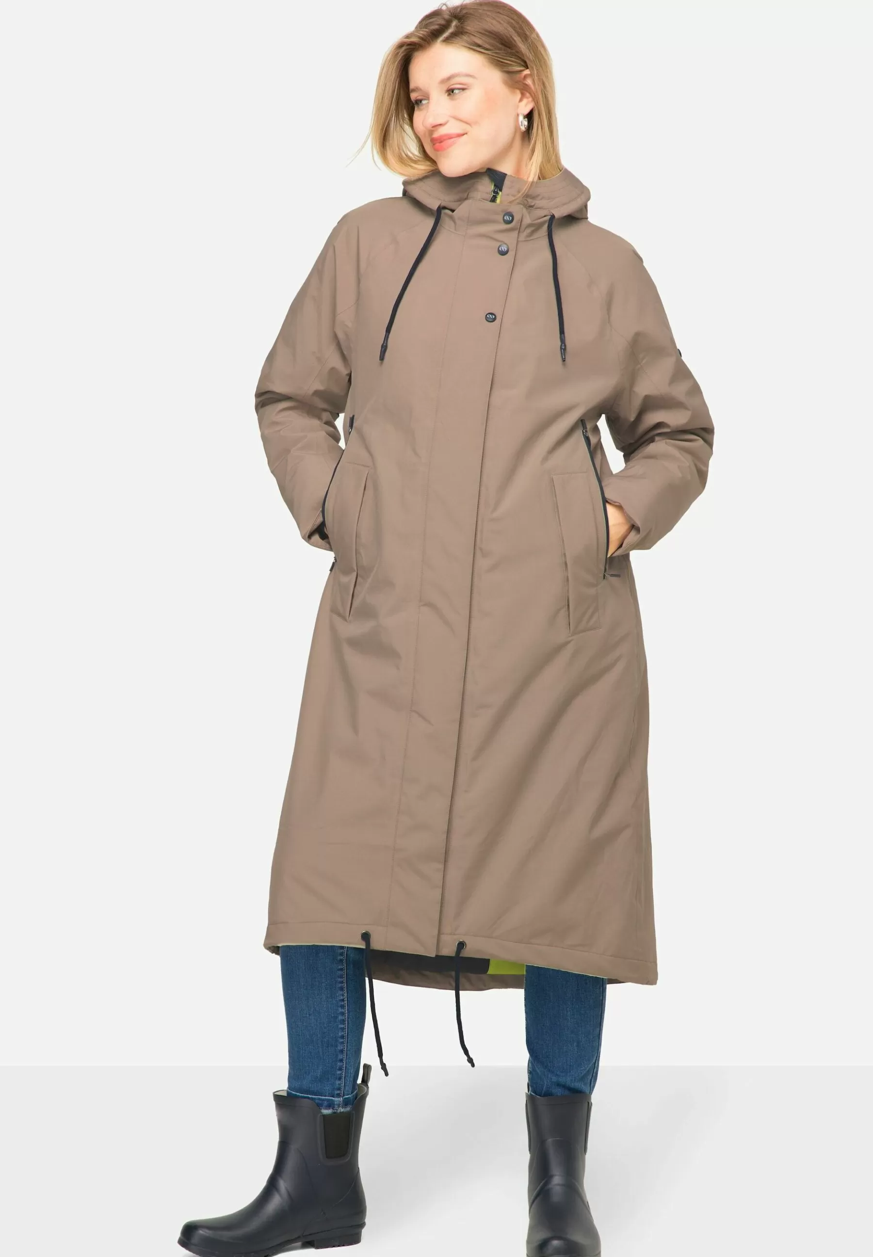 LAURASØN Funktions, Kapuze, 2-Wege-Zipper, Doppeltaschen - Parka>Dames Parka's