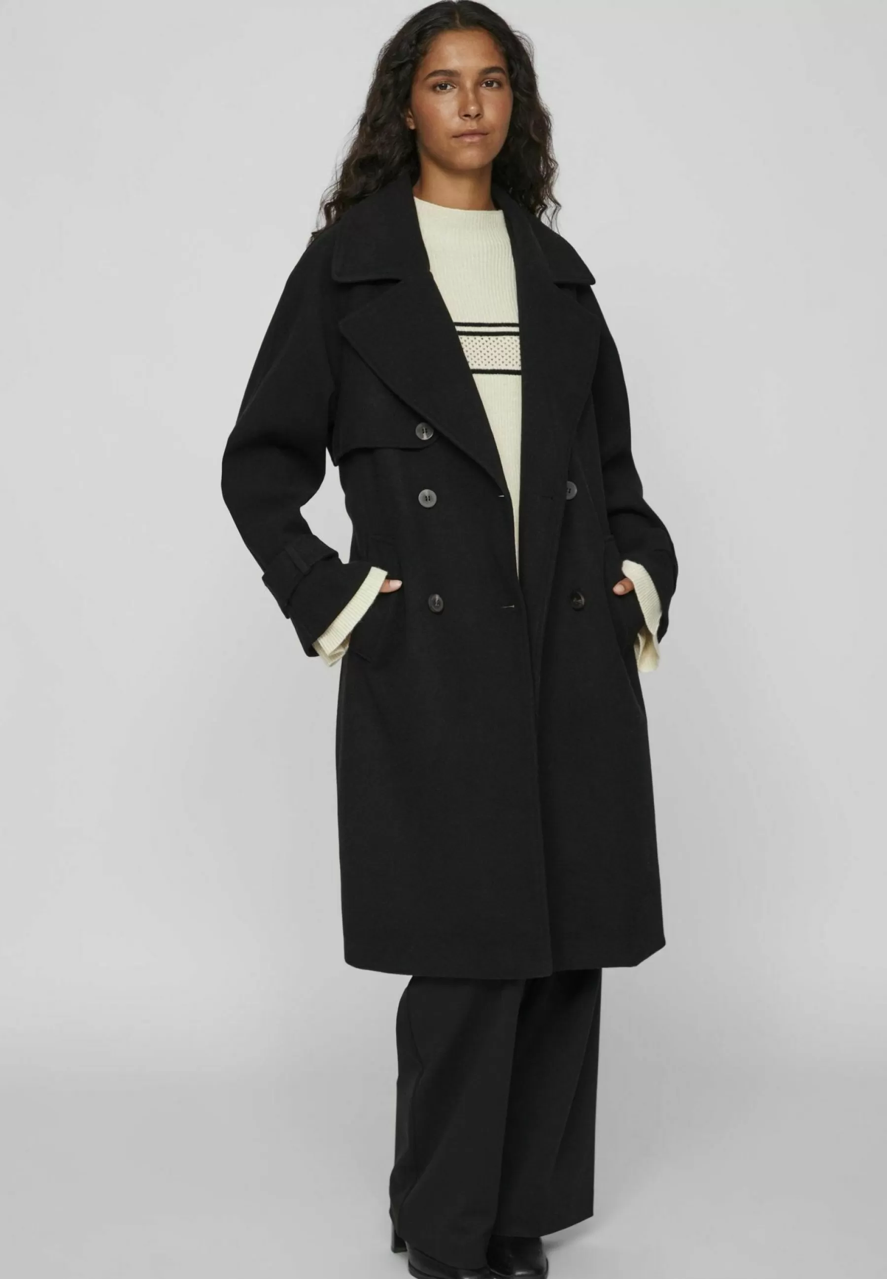 Dames VILA Trenchcoats | Gebundener - Trenchcoat