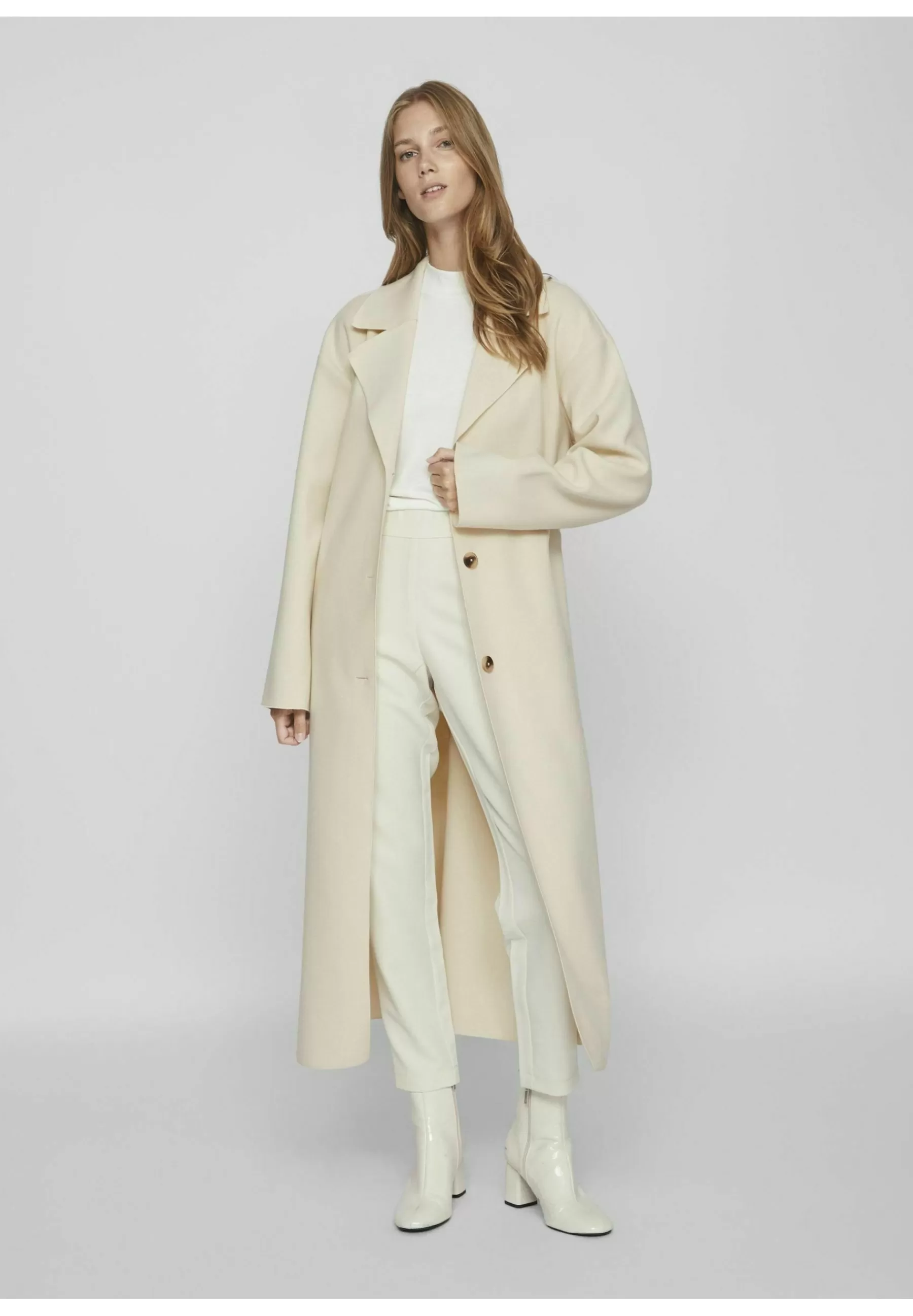 Dames VILA Trenchcoats | Gebundener Longline - Trenchcoat