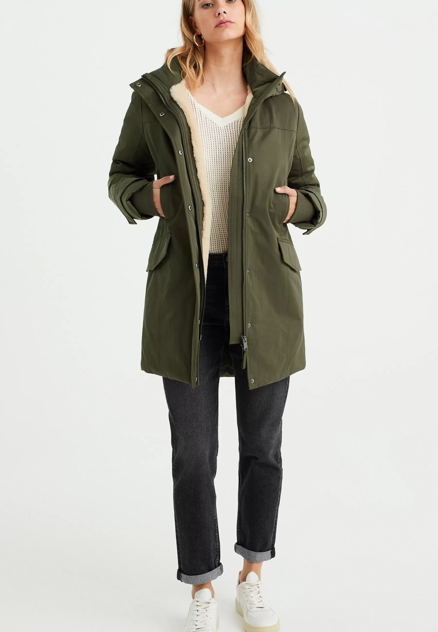 WE Fashion Gewatteerde - Winterjas>Dames Parka's