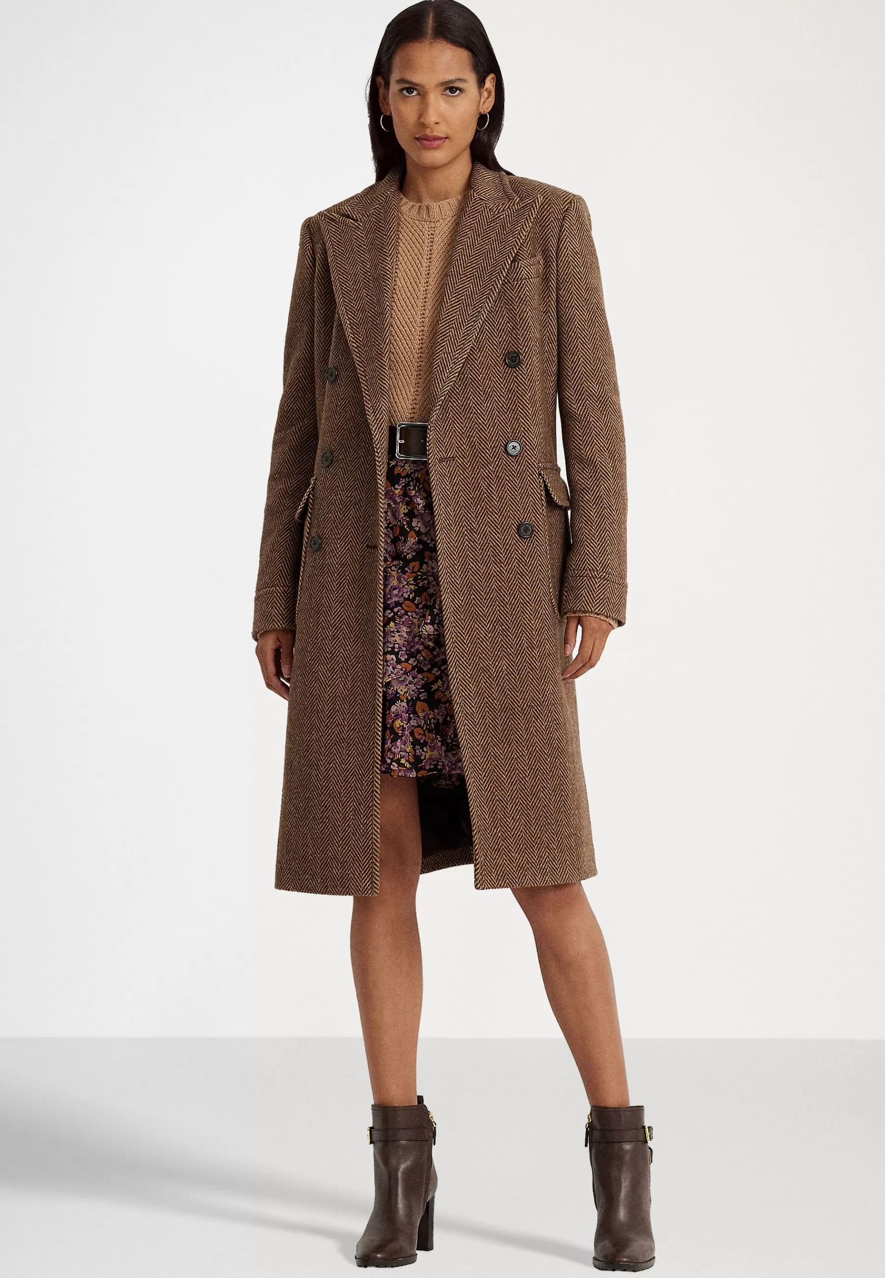 Lauren Ralph Lauren Gilscent Lined Coat - Mantel>Dames Wollen Jassen