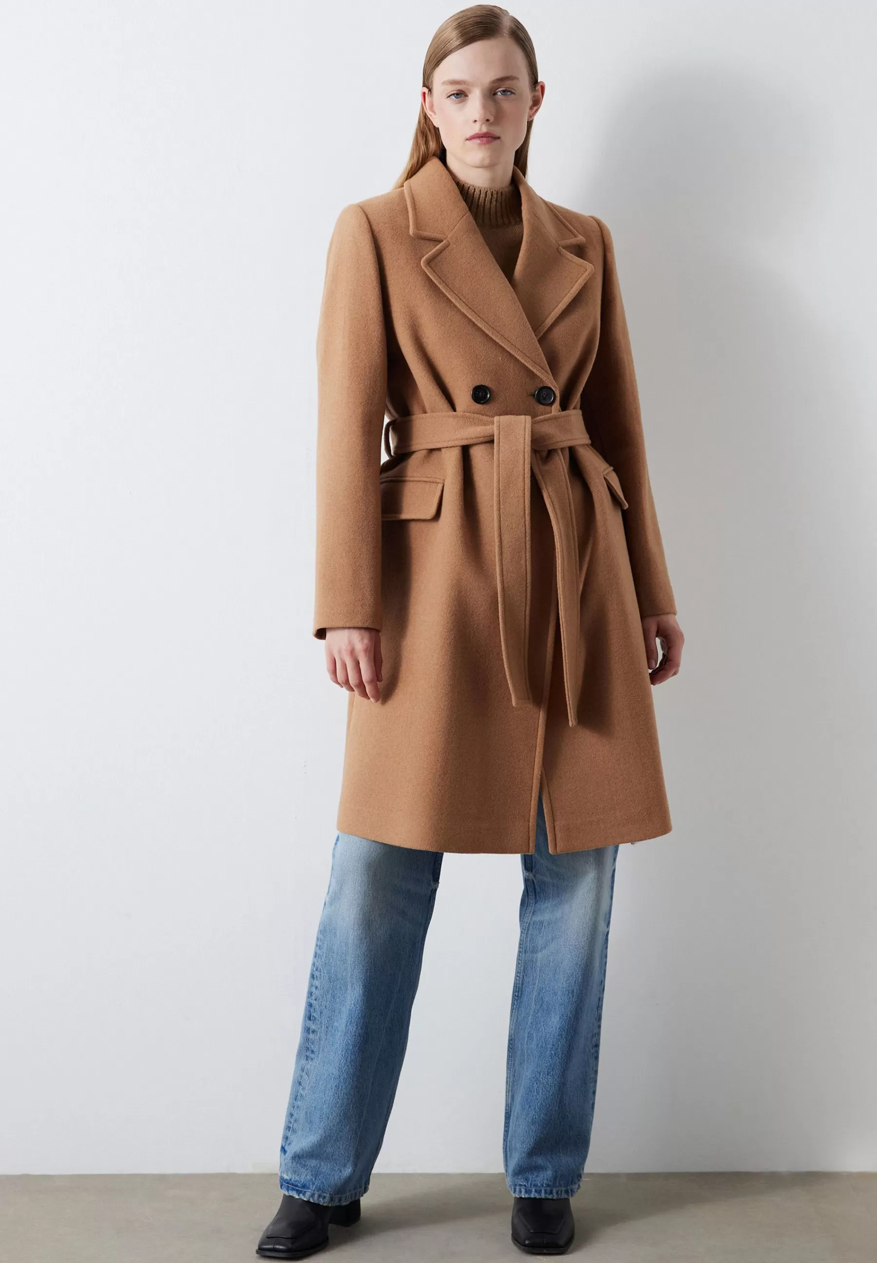 Dames Ipekyol Trenchcoats | Heavy Regular Fit Belted Cachet - Trenchcoat