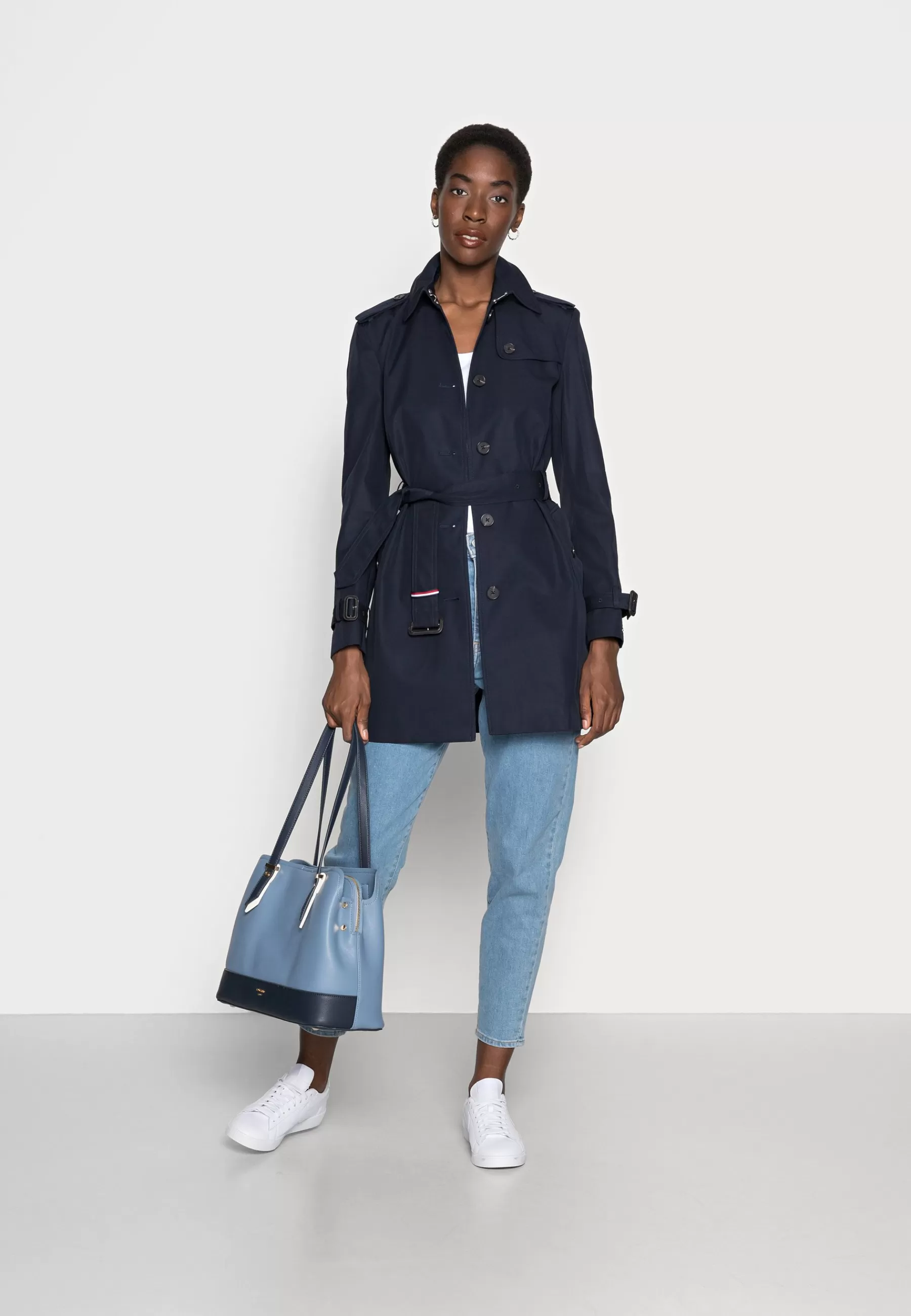 Dames Tommy Hilfiger Trenchcoats | Heritage Single Breasted - Trenchcoat