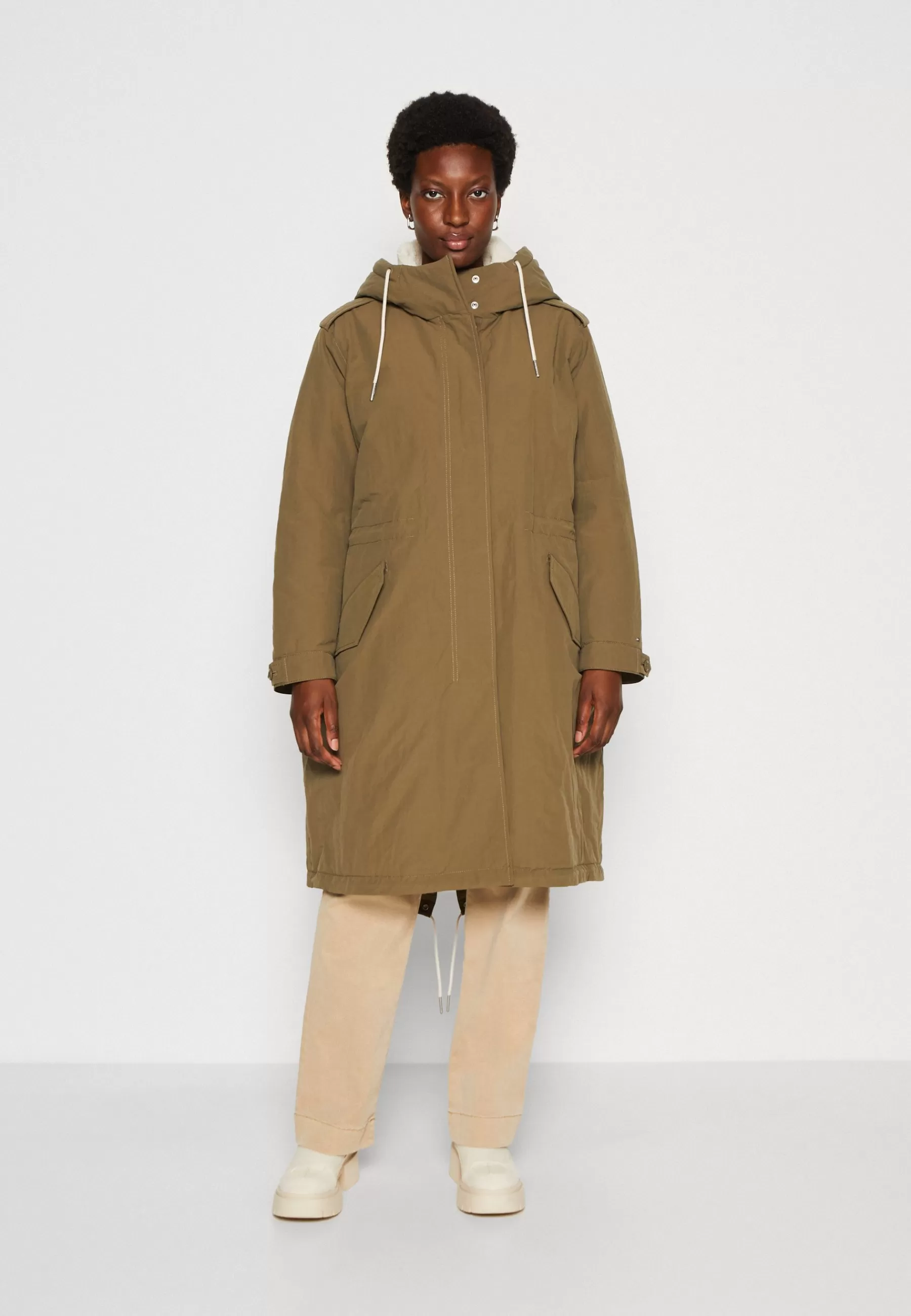 Dames Tommy Hilfiger Parka's | Hood Long - Winterjas