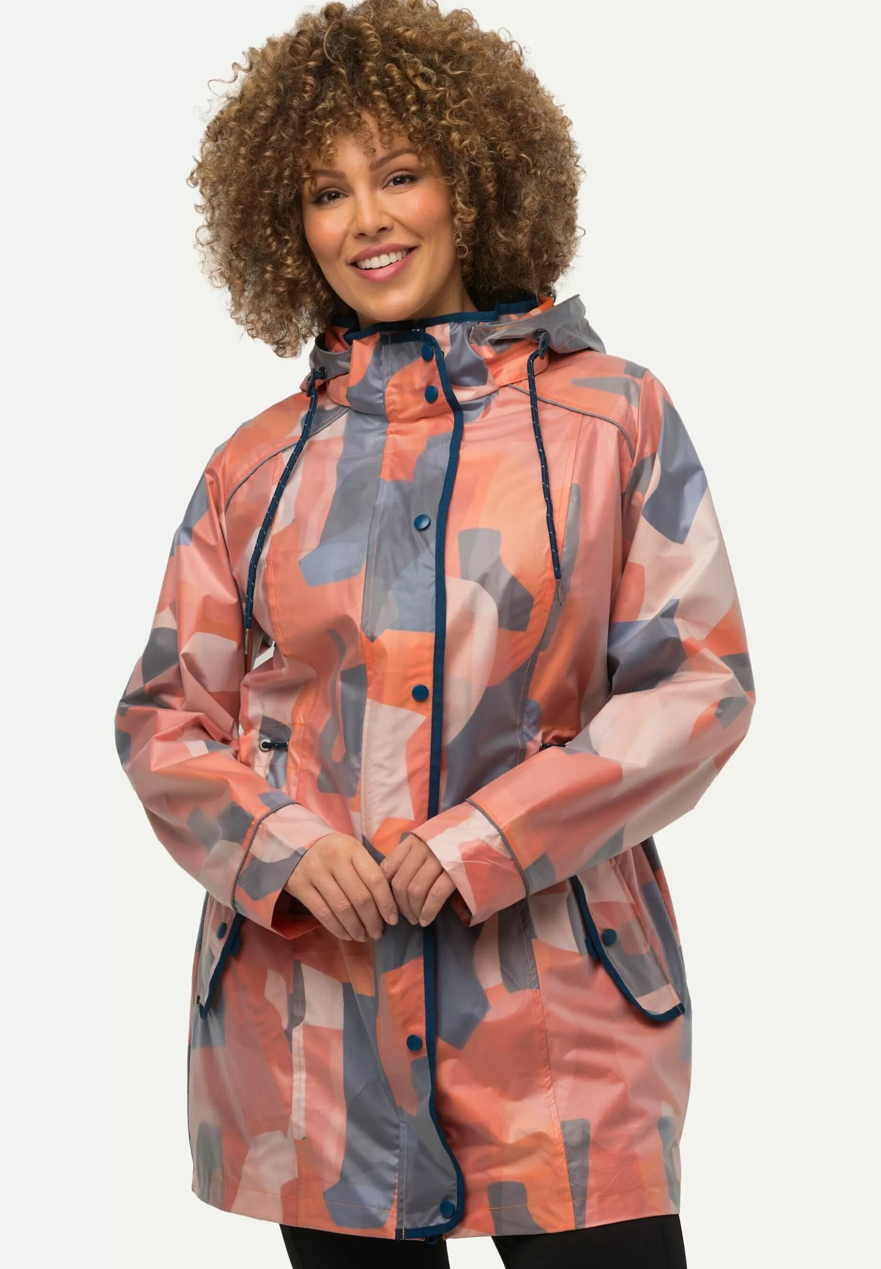 Ulla Popken Hyprar Abstract - Parka>Dames Parka's