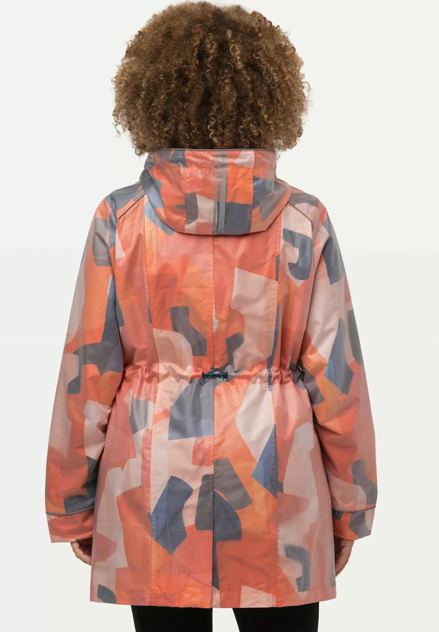 Ulla Popken Hyprar Abstract - Parka>Dames Parka's