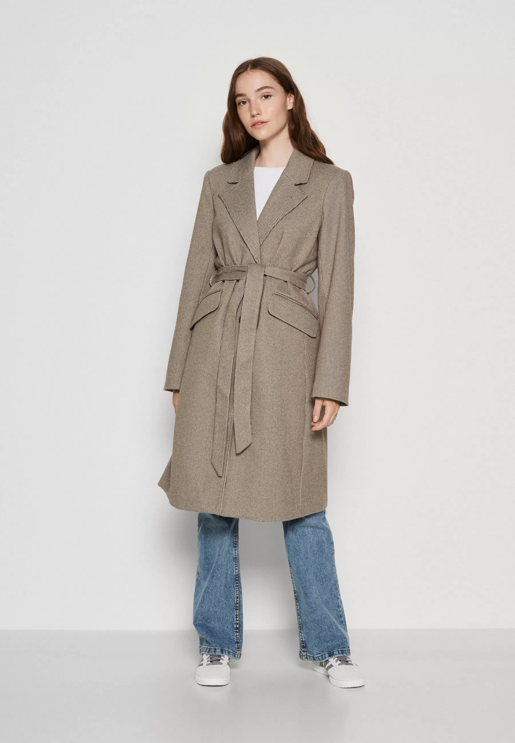 Pieces Jannie Coat Belt - Mantel>Dames Wollen Jassen