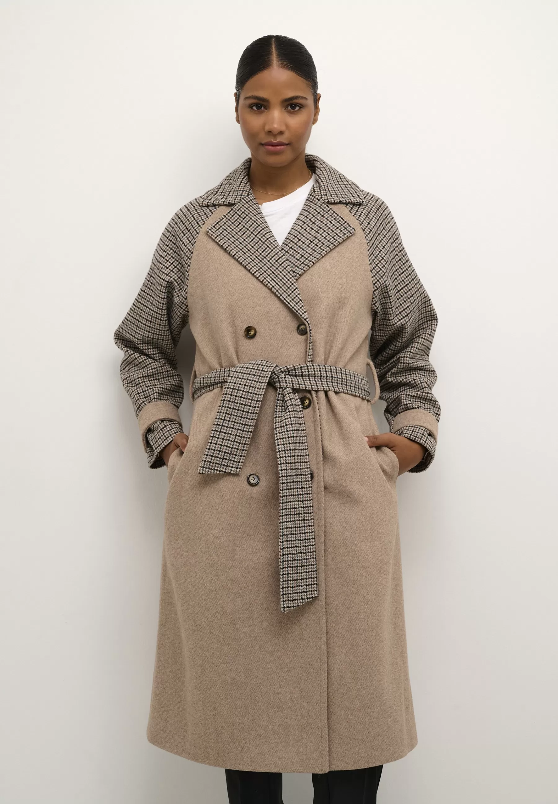 Dames Kaffe Trenchcoats | Kazizo - Trenchcoat