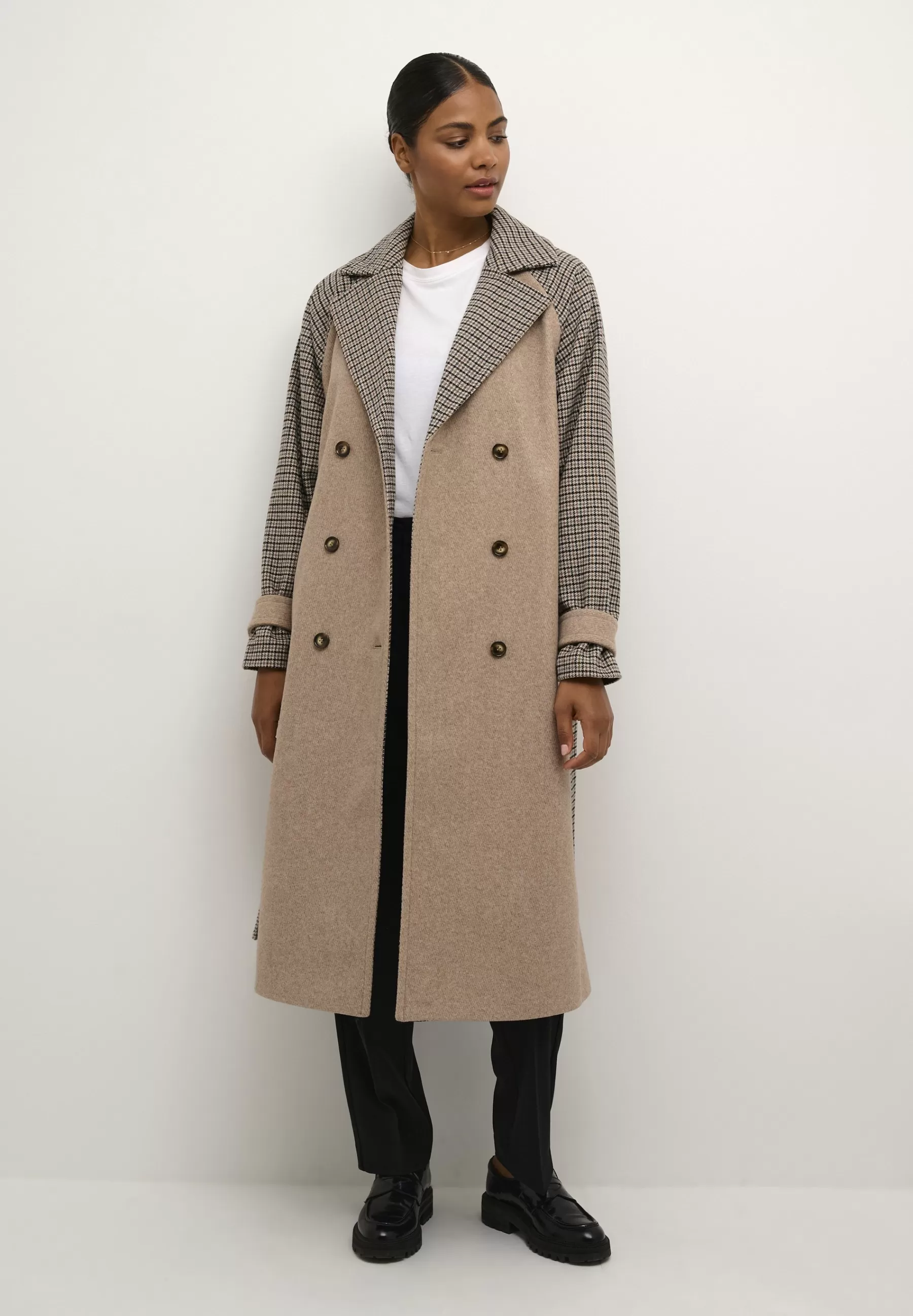 Dames Kaffe Trenchcoats | Kazizo - Trenchcoat