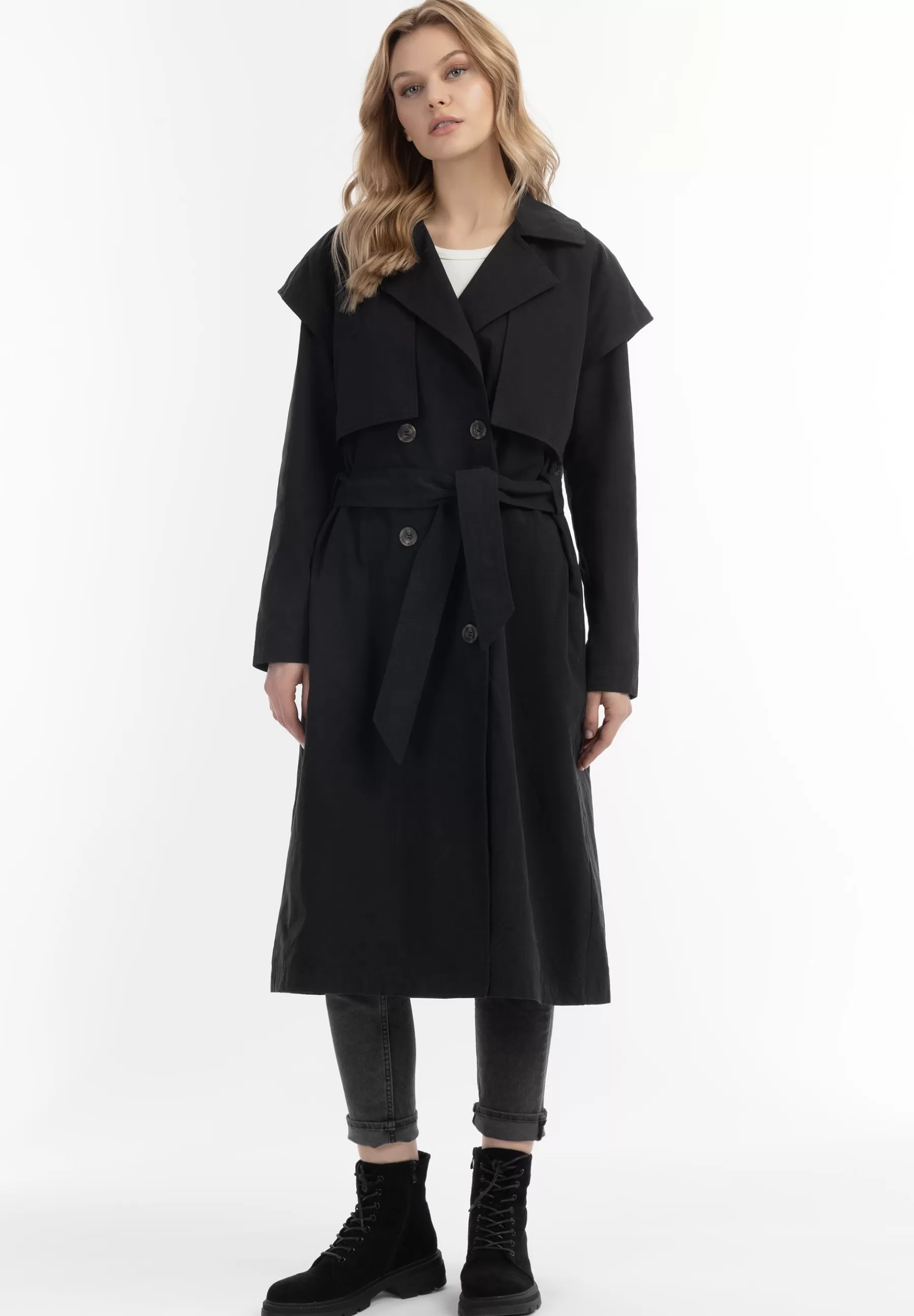 Dames DreiMaster Trenchcoats | Leichter Imane - Trenchcoat