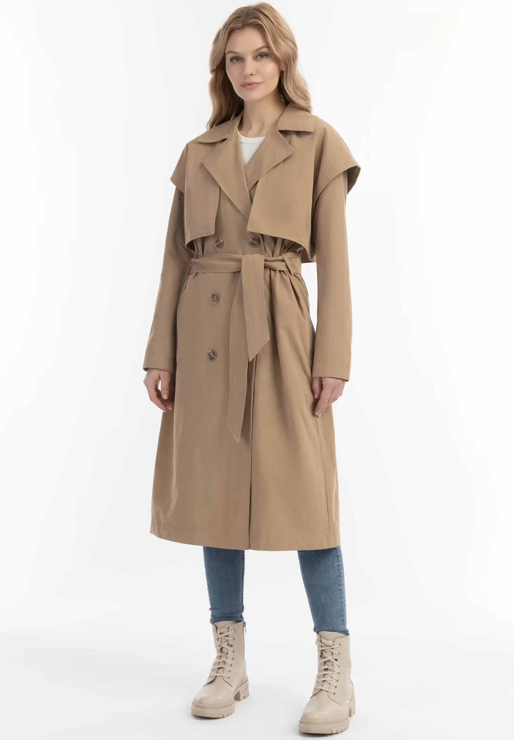 Dames DreiMaster Trenchcoats | Leichter Imane - Trenchcoat