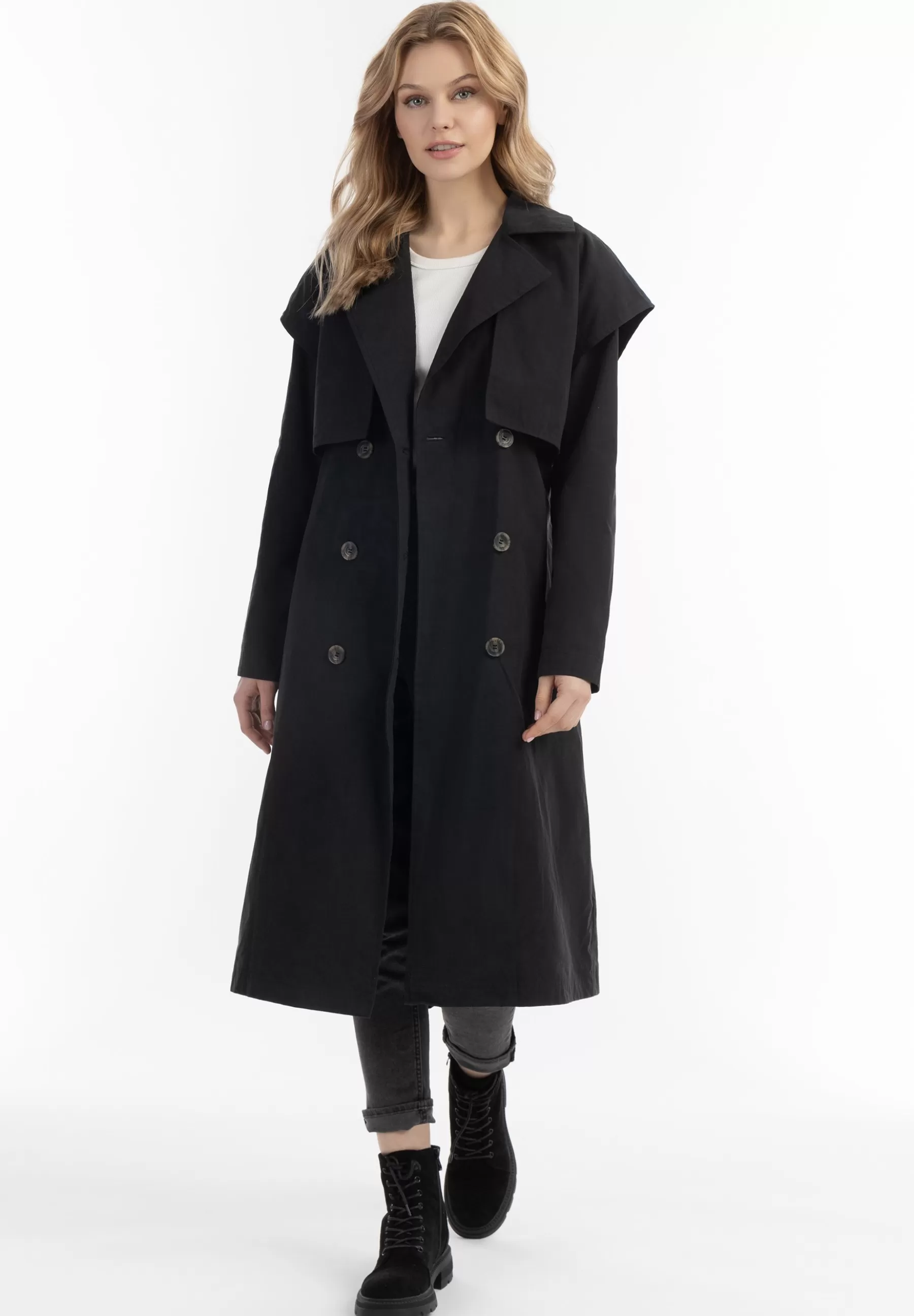 Dames DreiMaster Trenchcoats | Leichter Imane - Trenchcoat