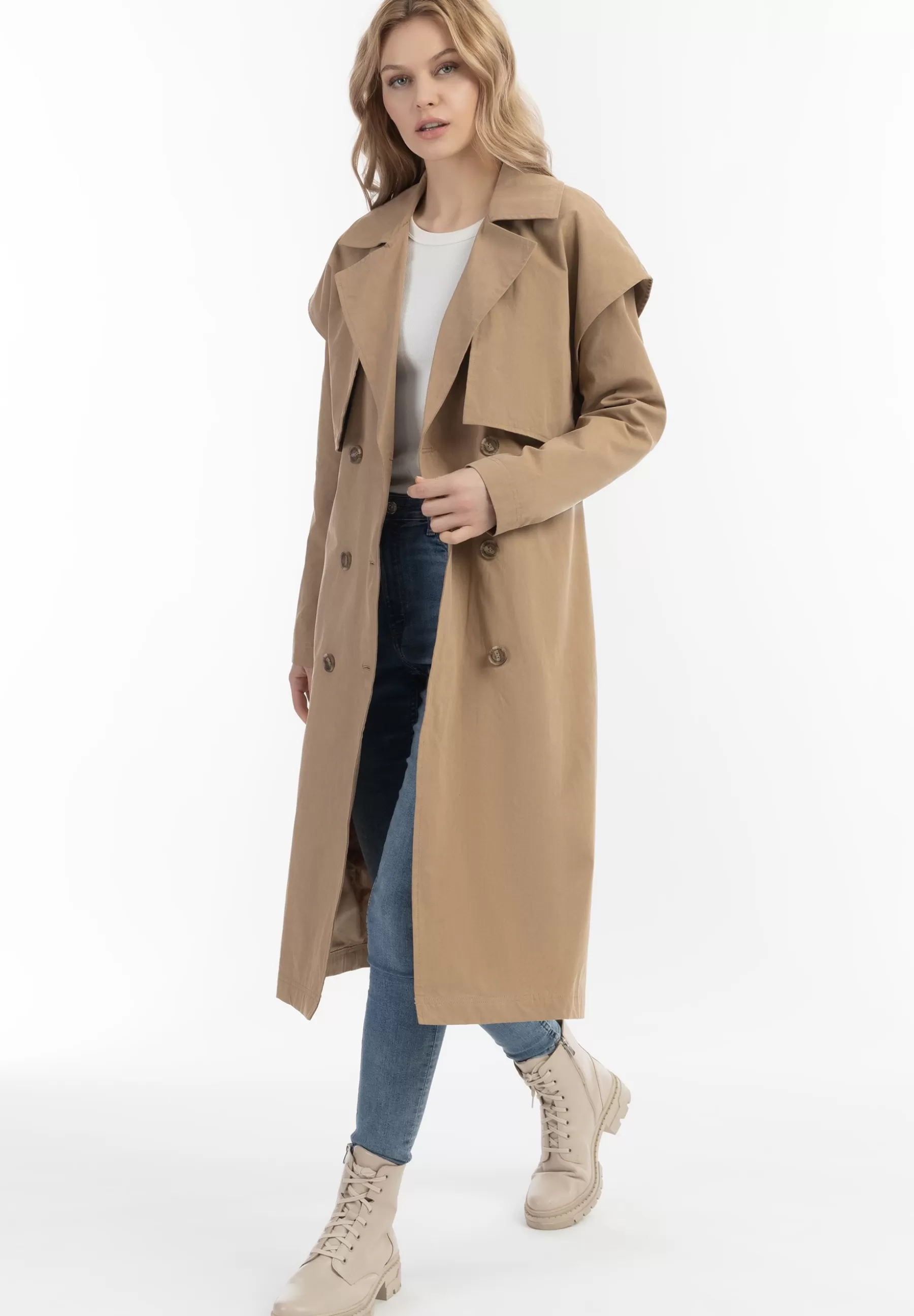 Dames DreiMaster Trenchcoats | Leichter Imane - Trenchcoat