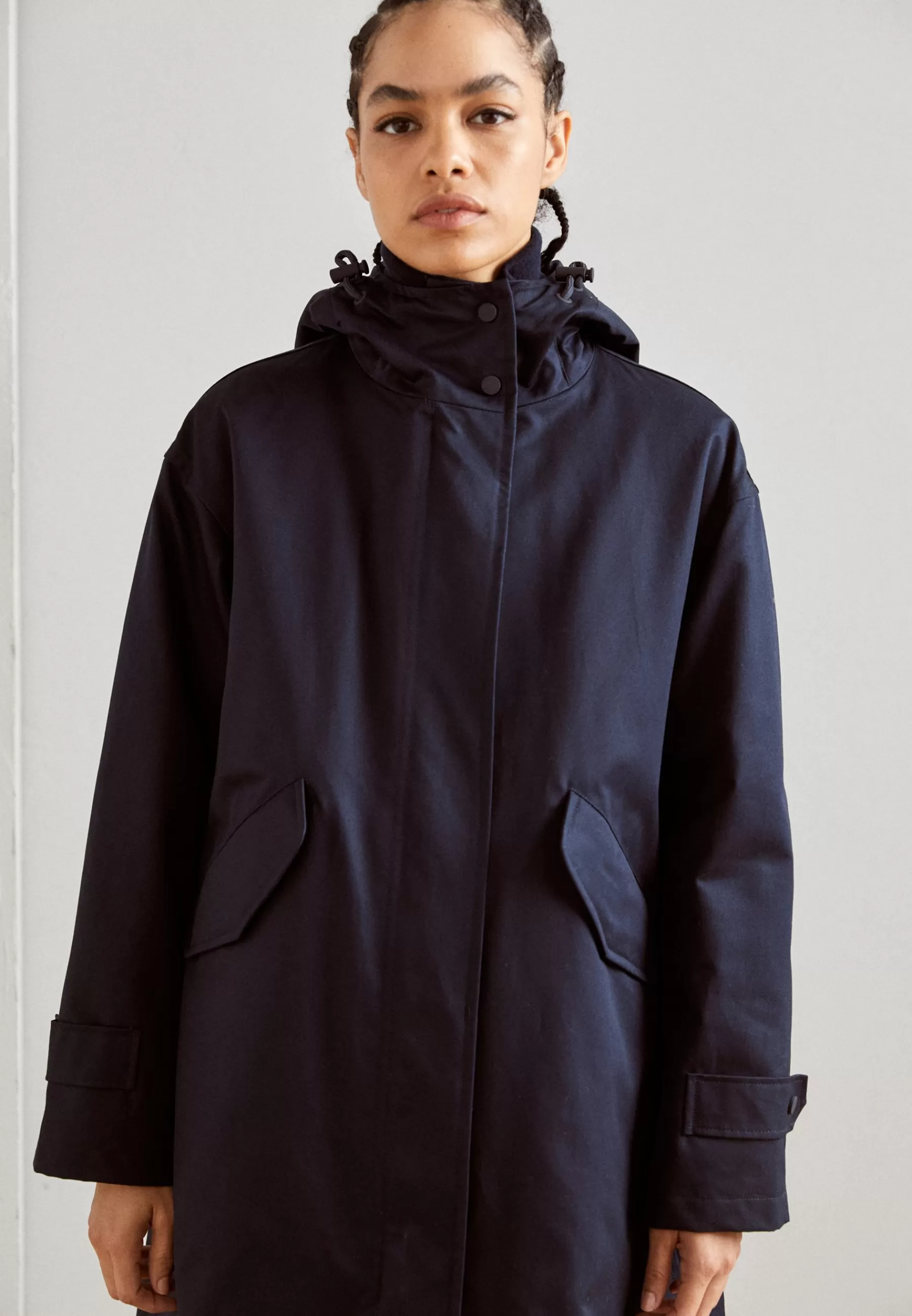 Dames Marc O'Polo Parka's | Light Padded With Hood Flap Pockets On Sleeve - Parka