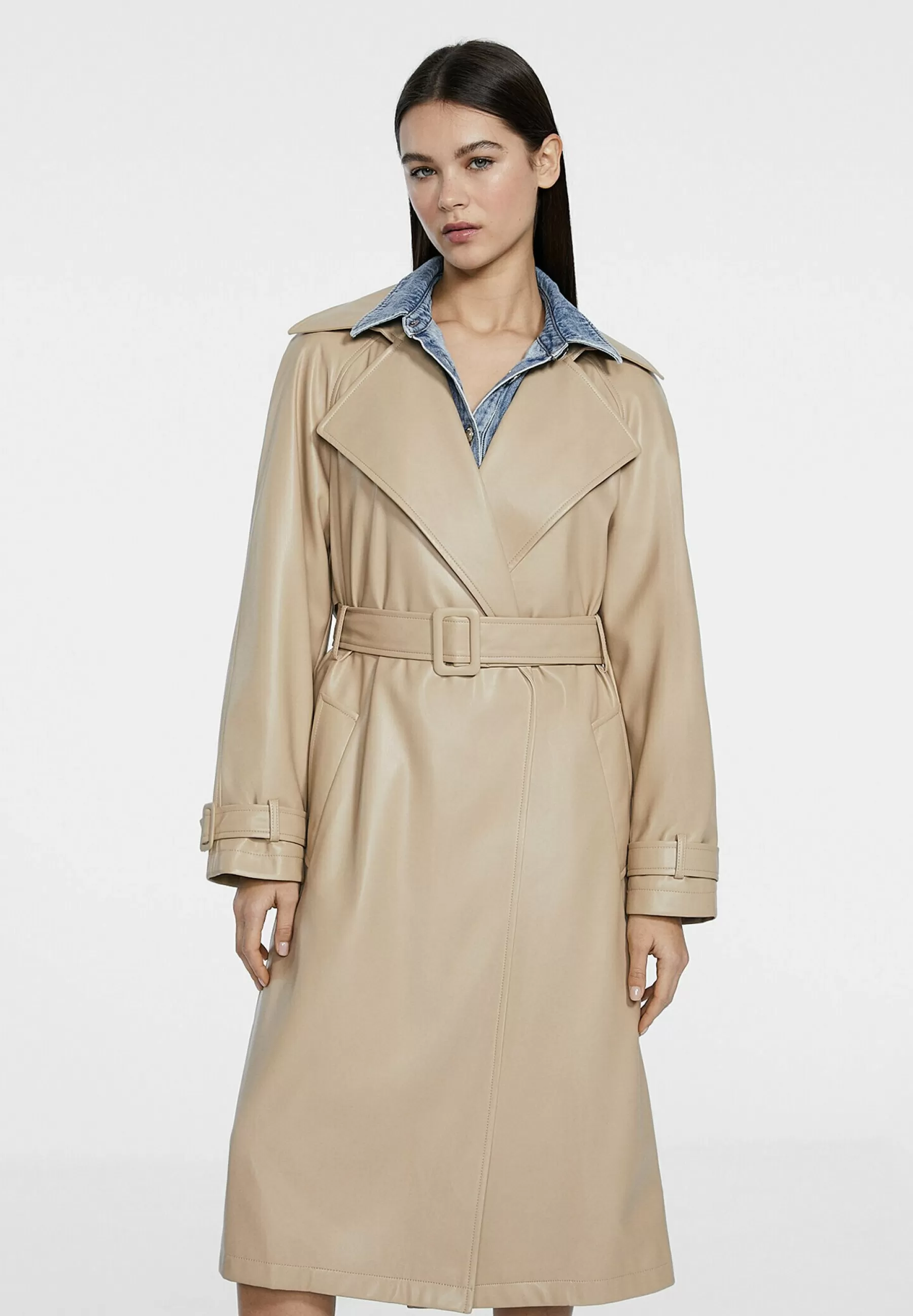 Dames Stradivarius Trenchcoats | Long - Trenchcoat