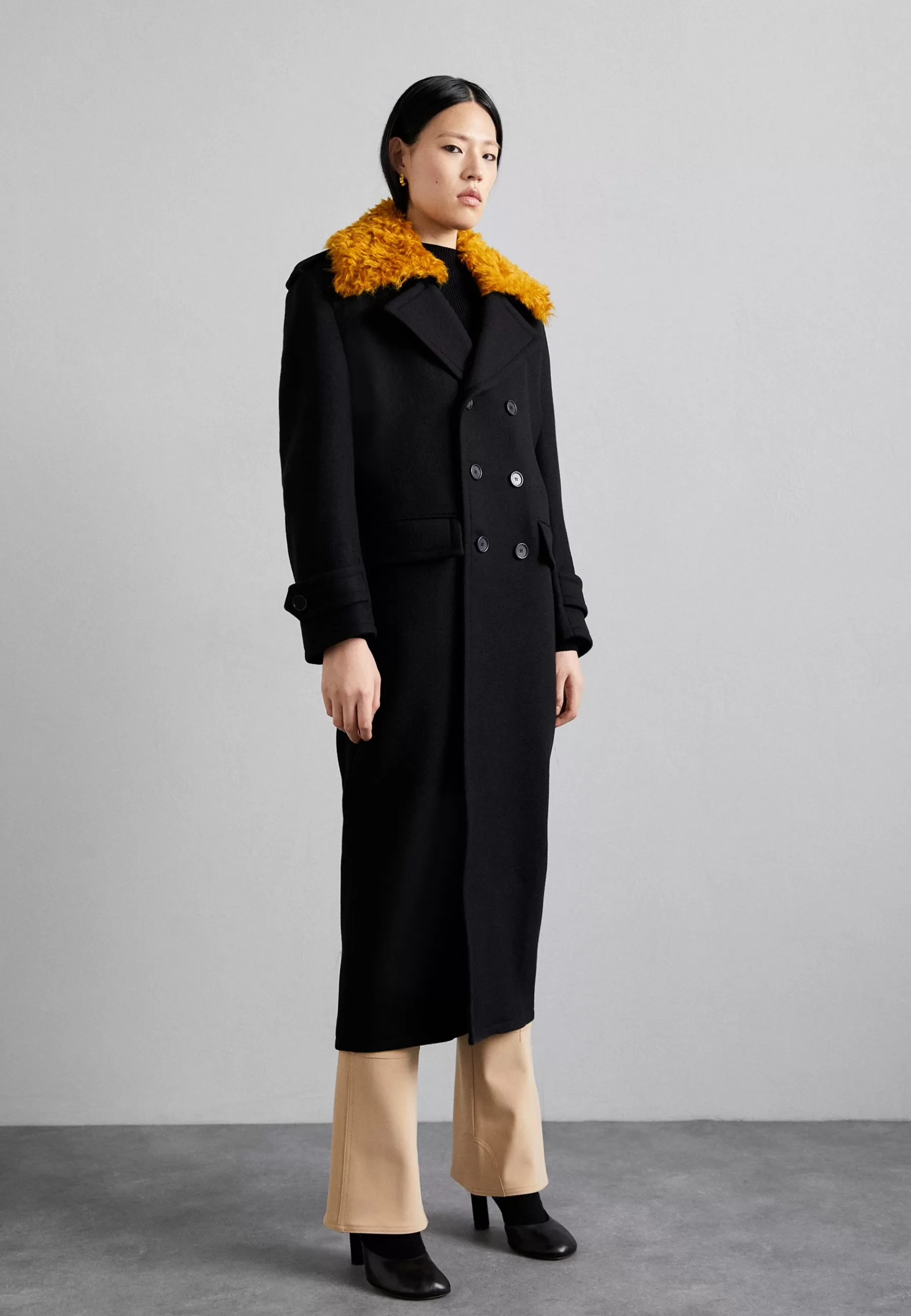 Filippa K Long Peacoat - Mantel>Dames Wollen Jassen