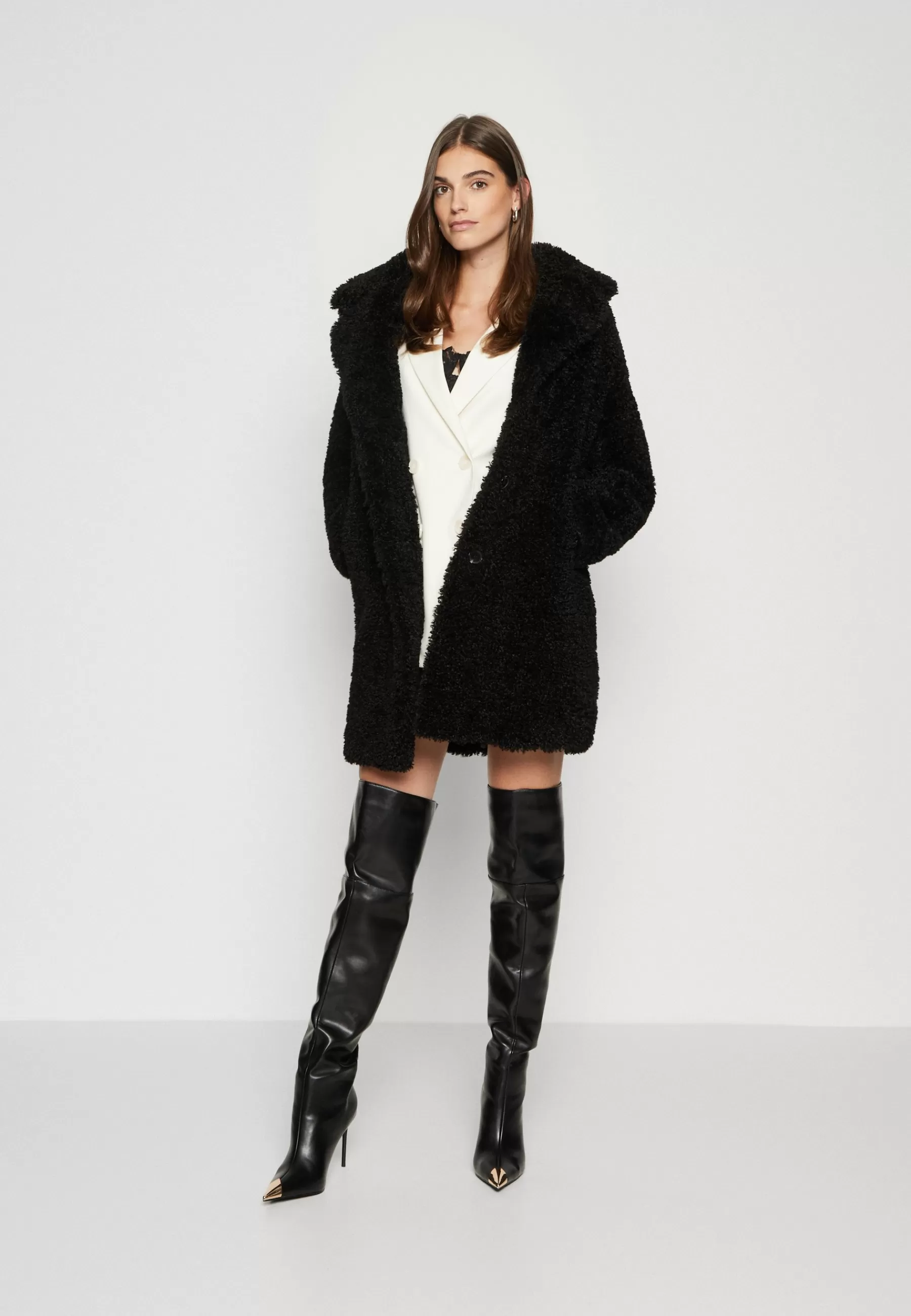 Guess New Alina Coat - Mantel>Dames Wollen Jassen