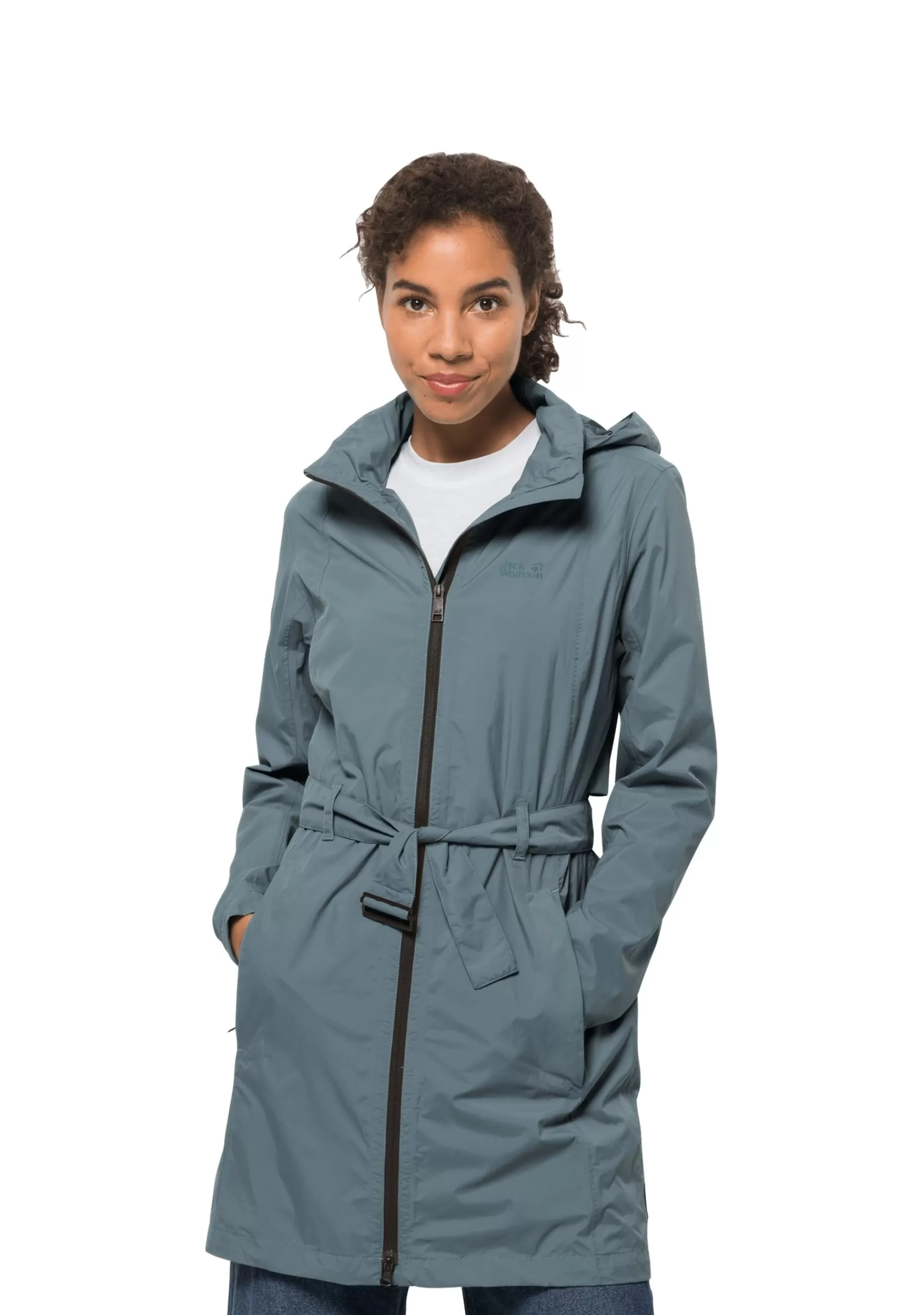 Dames Jack Wolfskin Trenchcoats | Norden Port - Trenchcoat