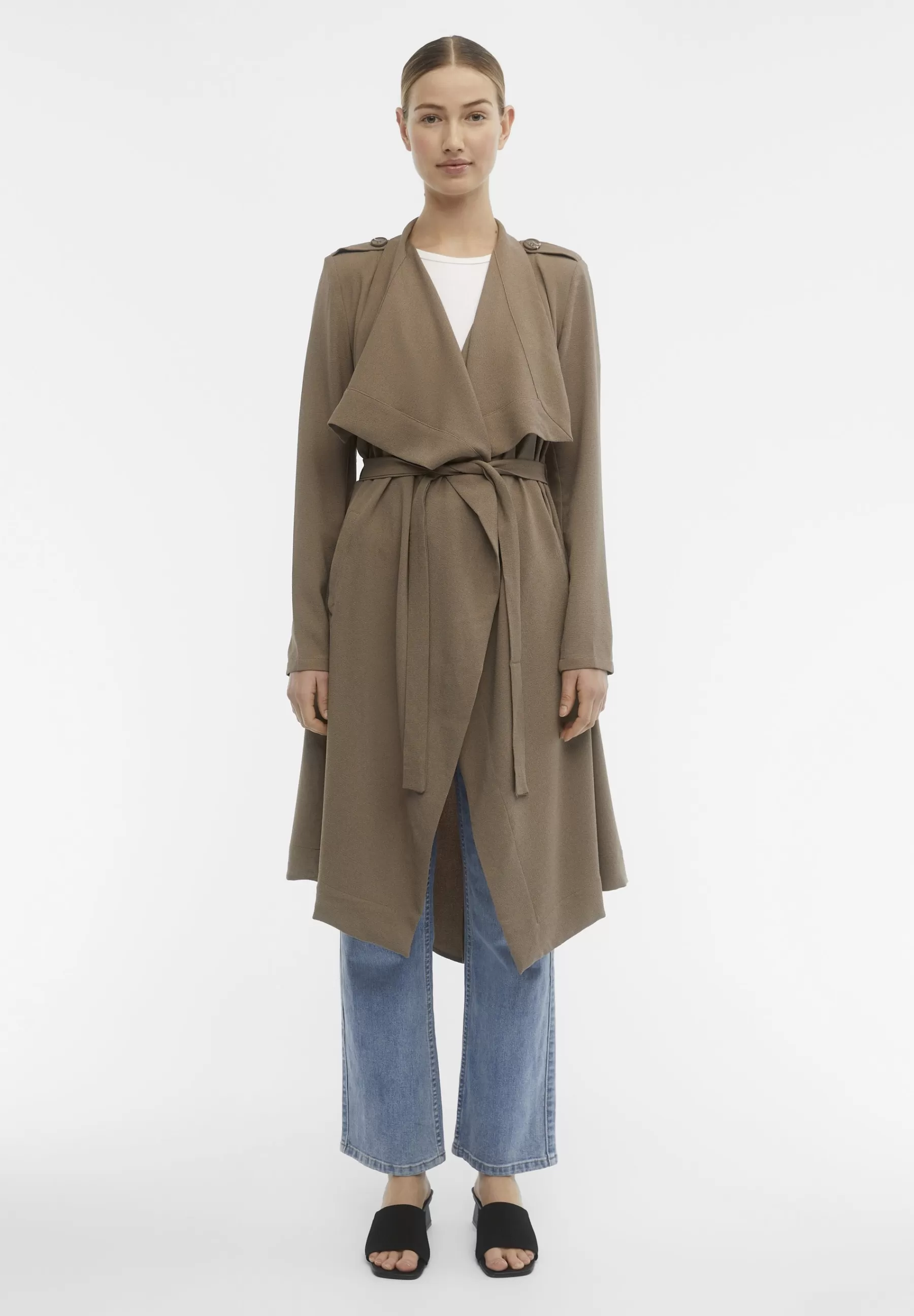 Dames Object Trenchcoats | Objannlee L/S Noos - Trenchcoat