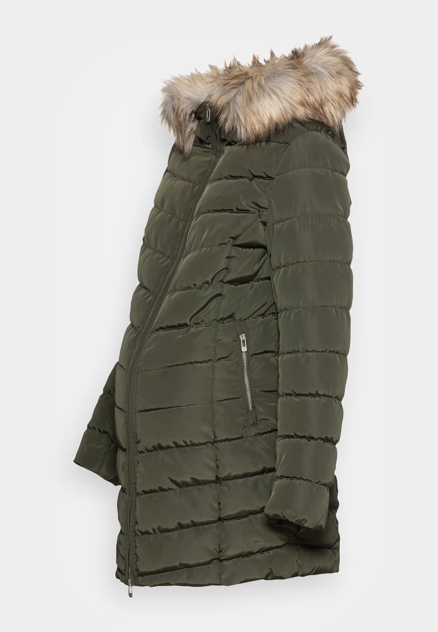 Dames ONLY MATERNITY Parka's | Olmnewellan Quilted Hood Fur Coat - Parka