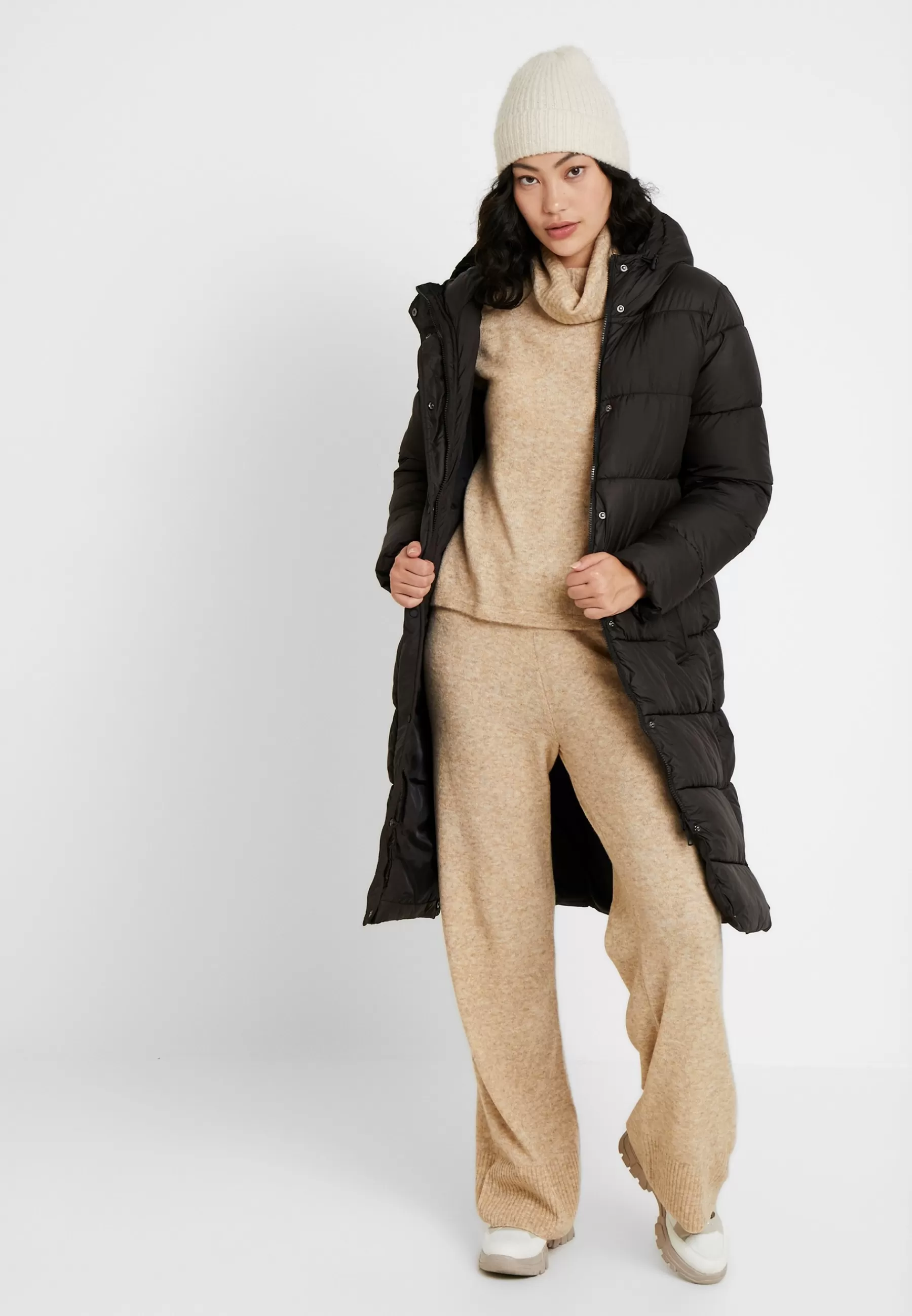 ONLY Tall Onlcammie Long Quilted Coat - Mantel>Dames Wollen Jassen