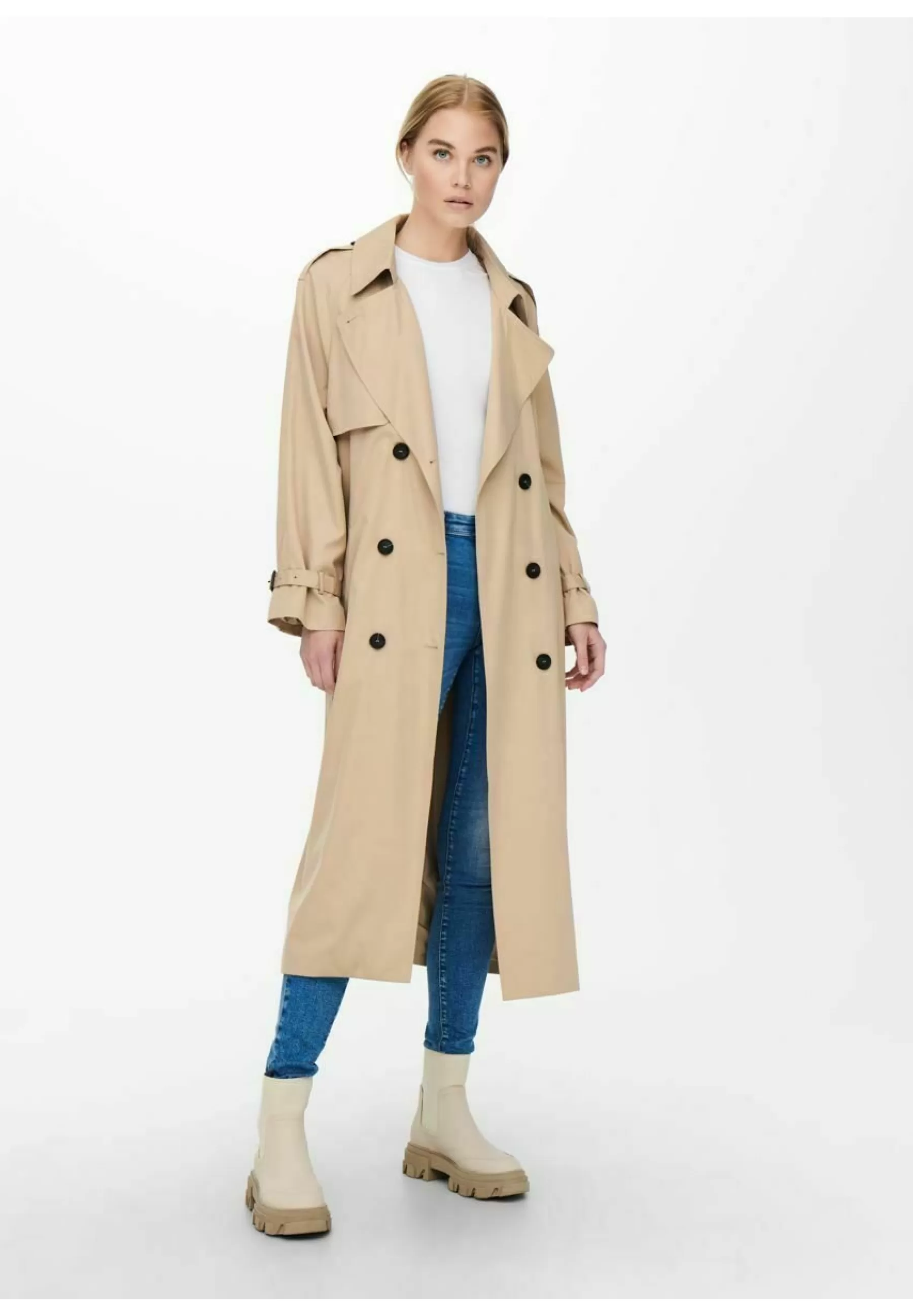 Dames ONLY Trenchcoats | Onlchloe Double Otw Noos - Trenchcoat