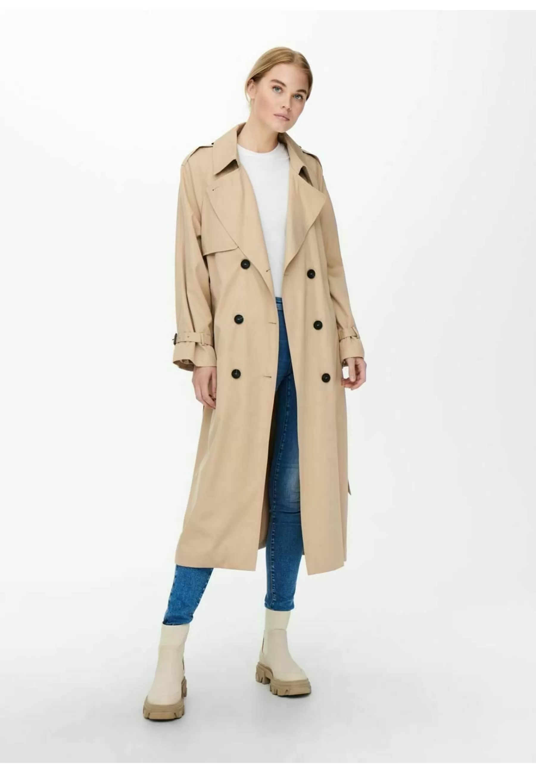 Dames ONLY Trenchcoats | Onlchloe Double Otw Noos - Trenchcoat